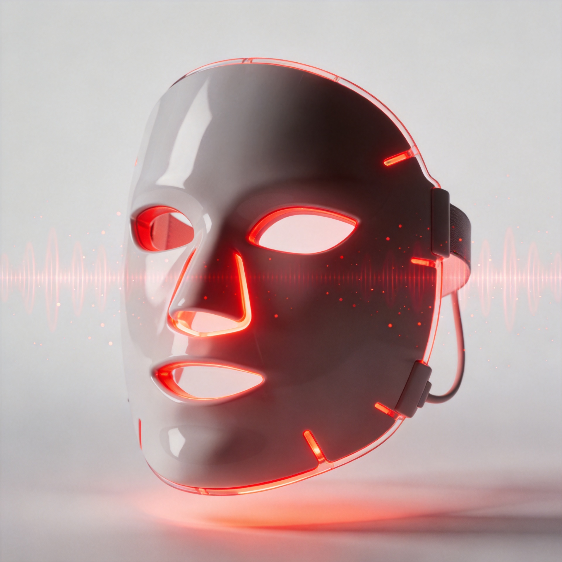 What is the role of near-infrared in LED light therapy treatments?