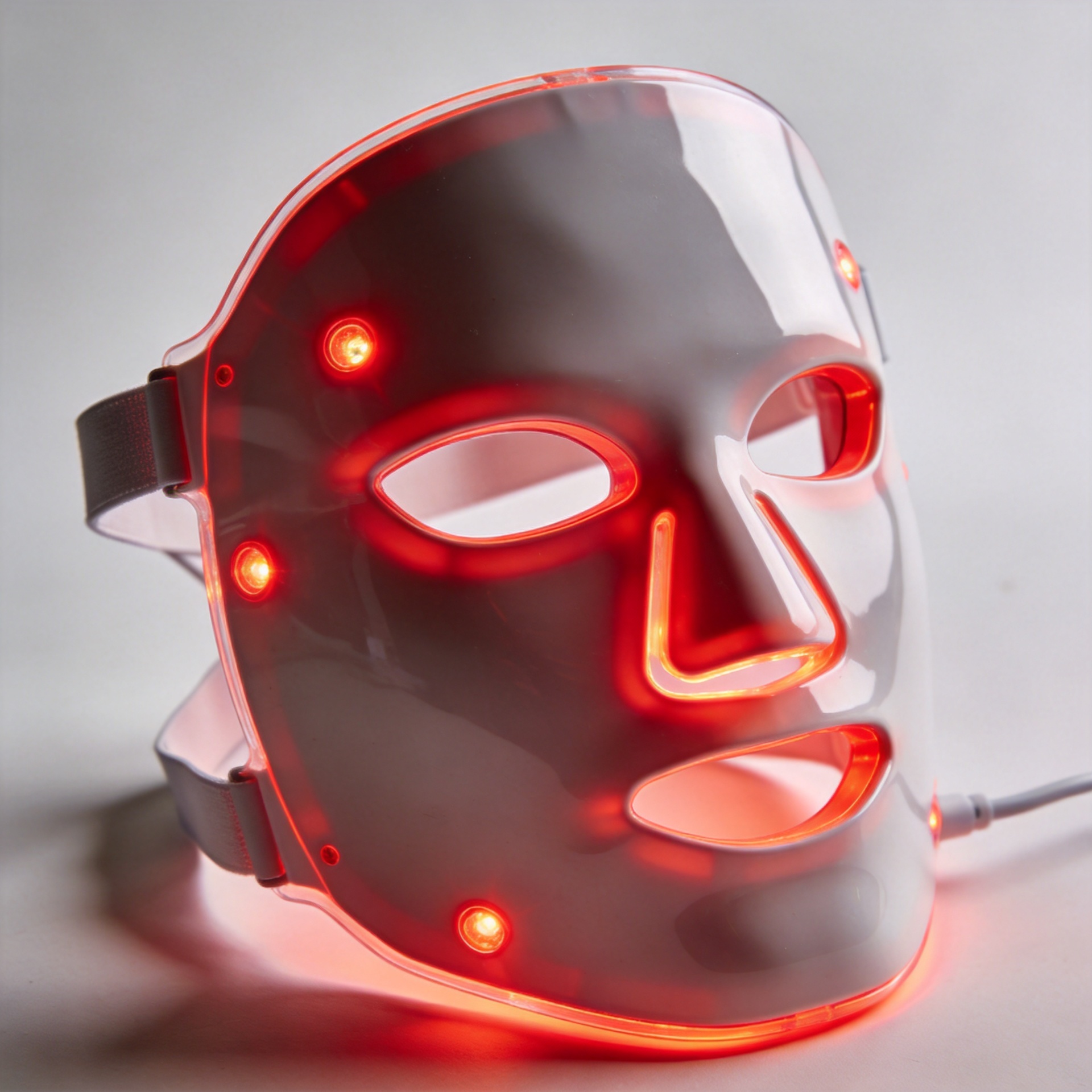 Why is wavelength accuracy critical in a LED light therapy mask?