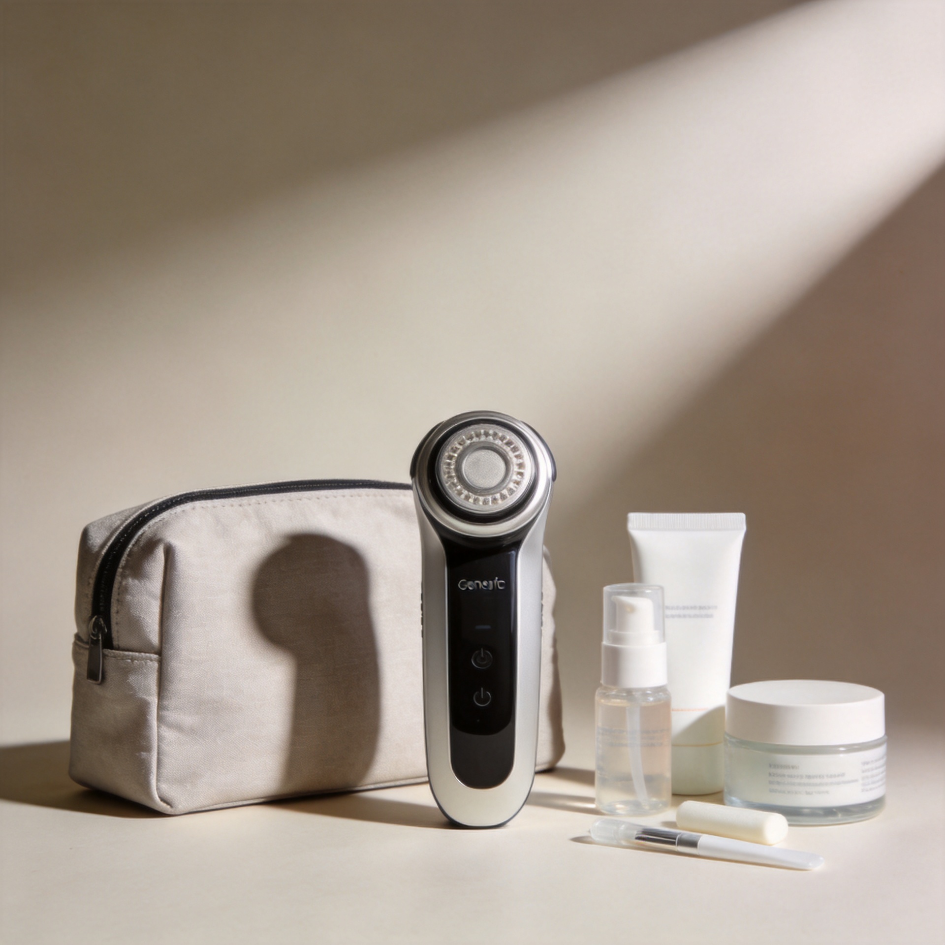 Why is face care device portability important for modern lifestyles?