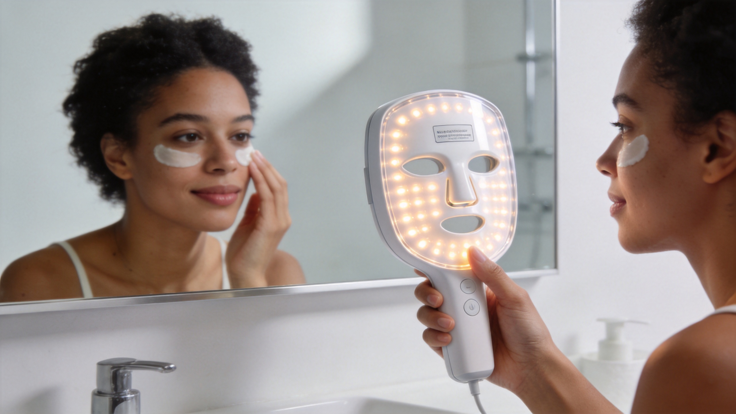 Beauty technology supporting a calm at-home skincare routine