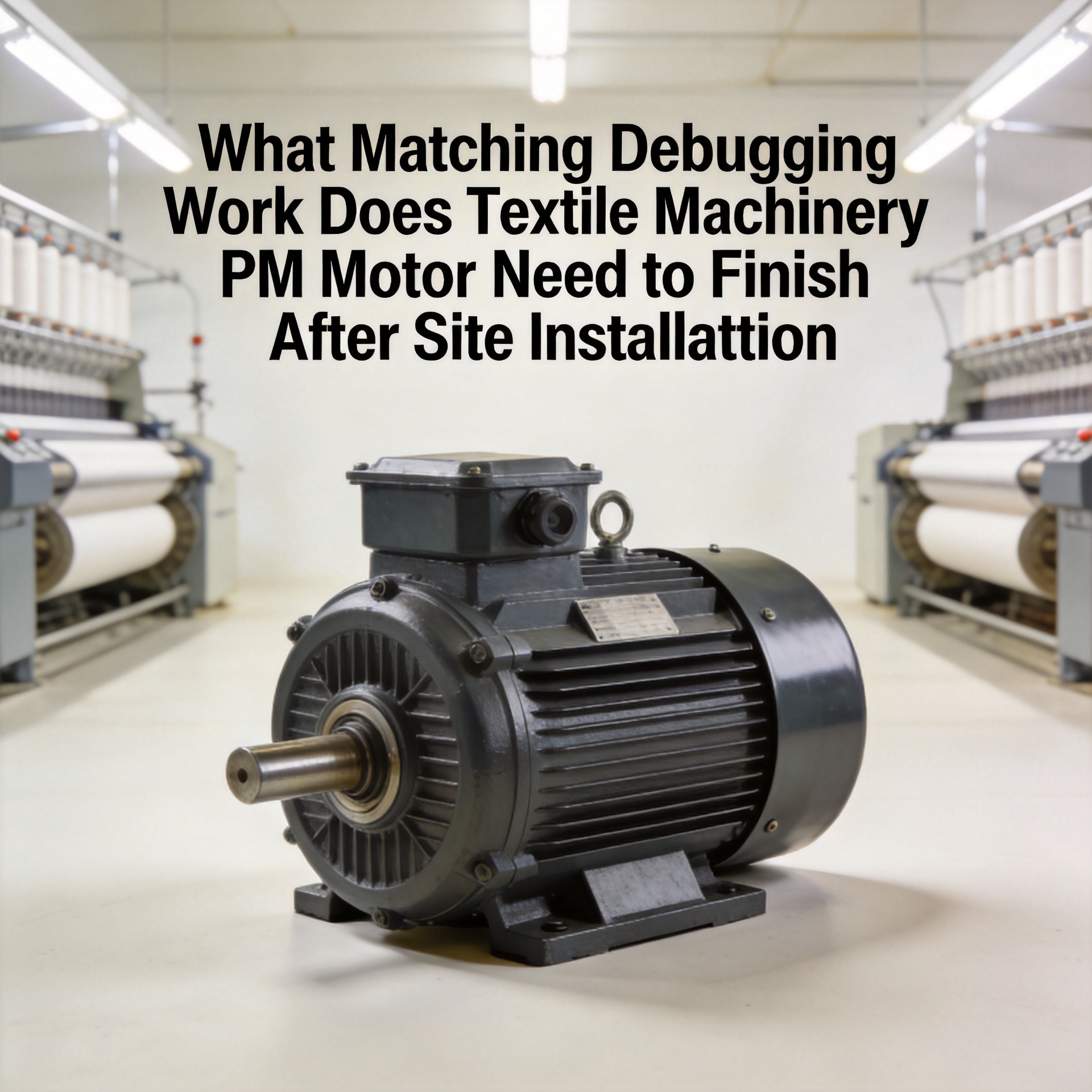 What matching debugging work does textile machinery PM motor need to finish after site installation