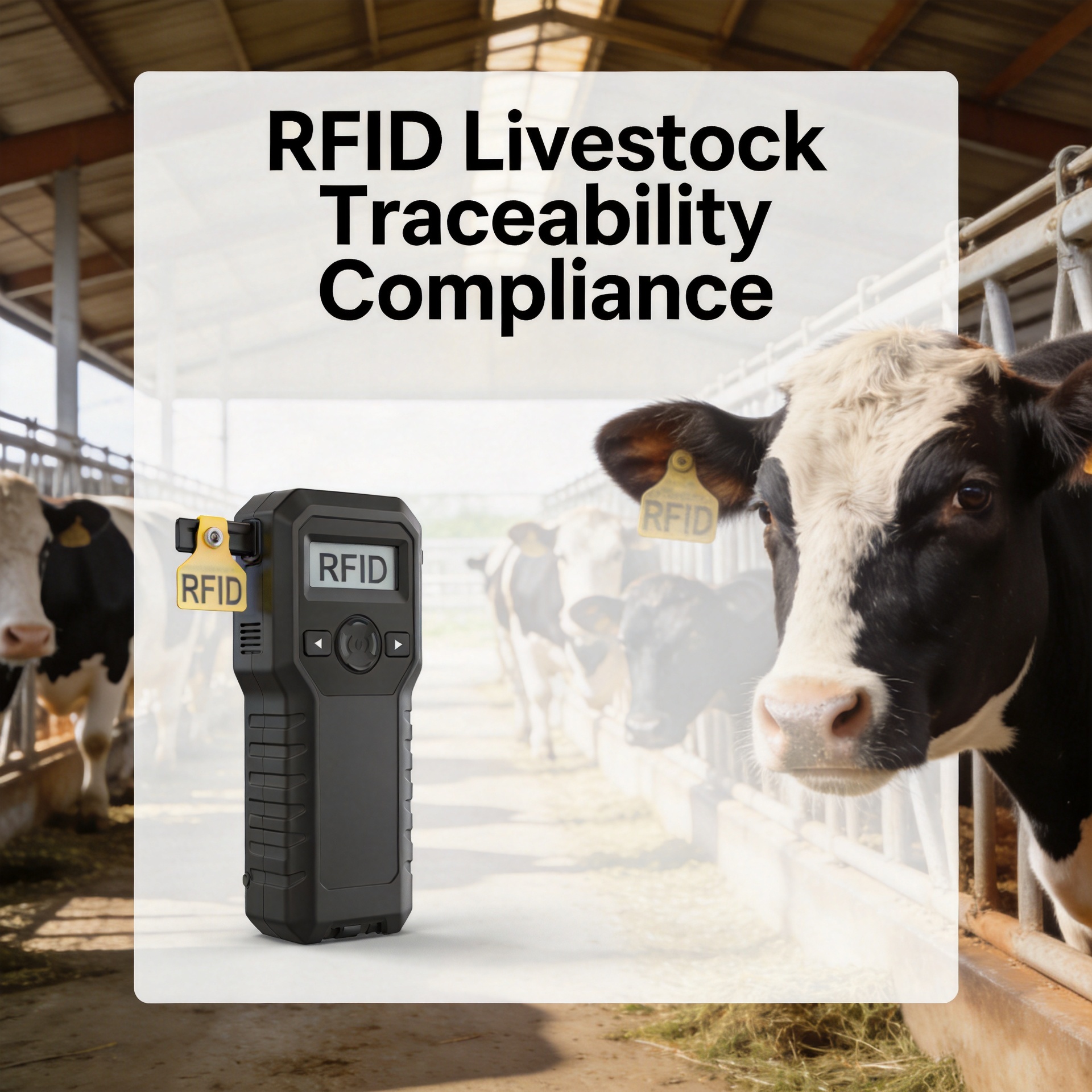 Trazabilidad del ganado mediante RFID: comprensión de las normas USDA ADT y de cumplimiento global