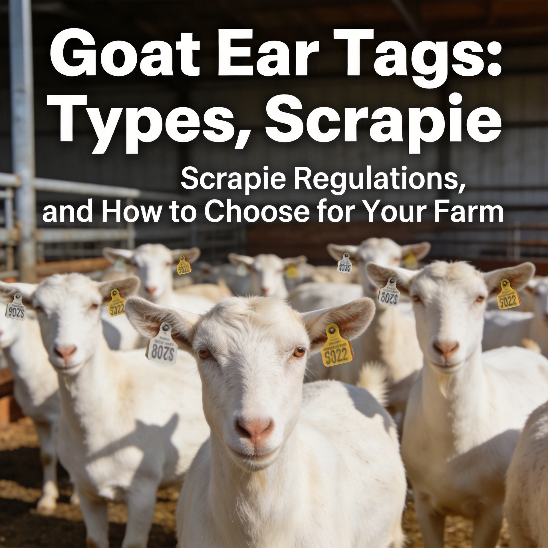 Goat Ear Tags: Types, Scrapie Regulations, and How to Choose for Your Farm