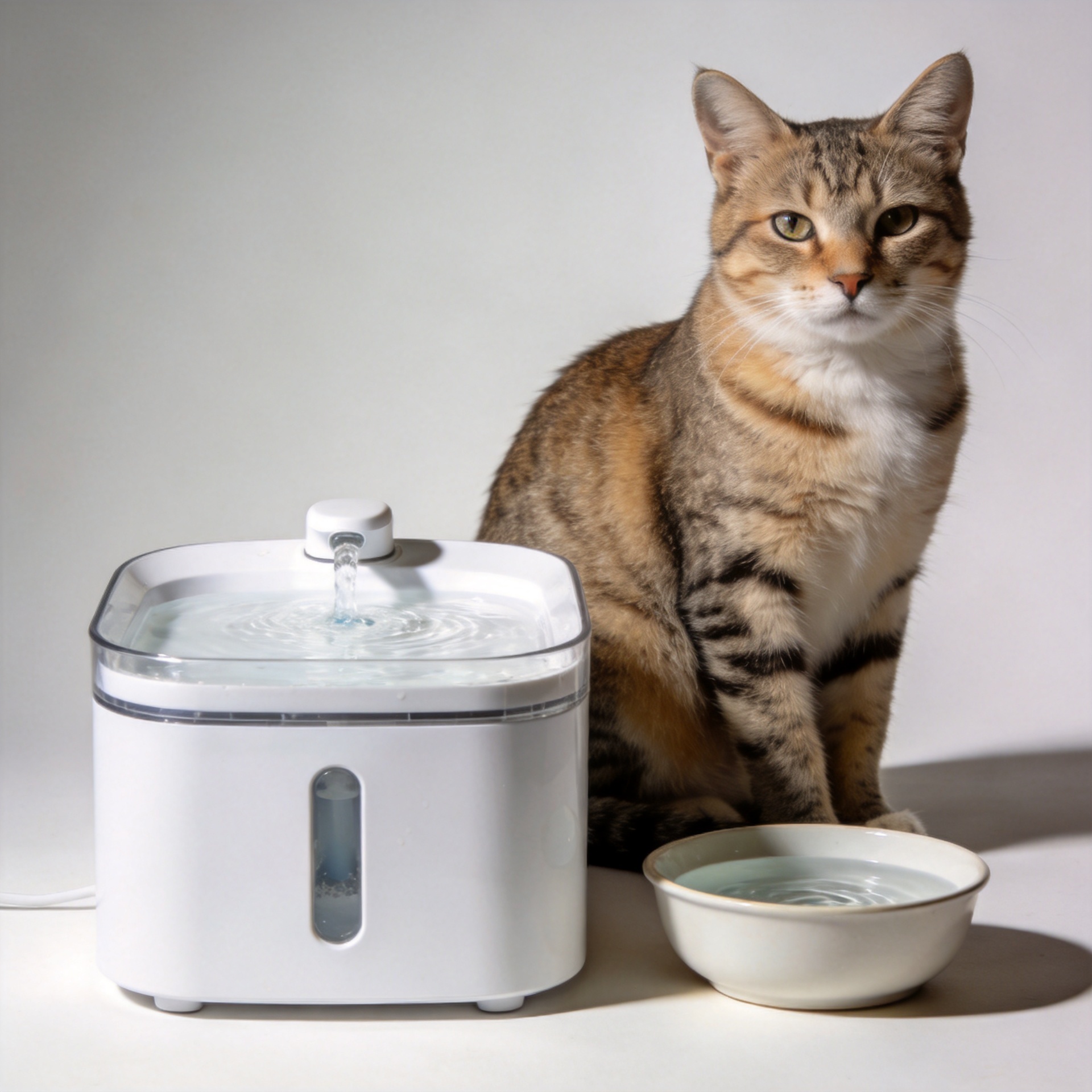 Automatic Cat Water Fountain vs. Standard Water Bowl: Key Differences