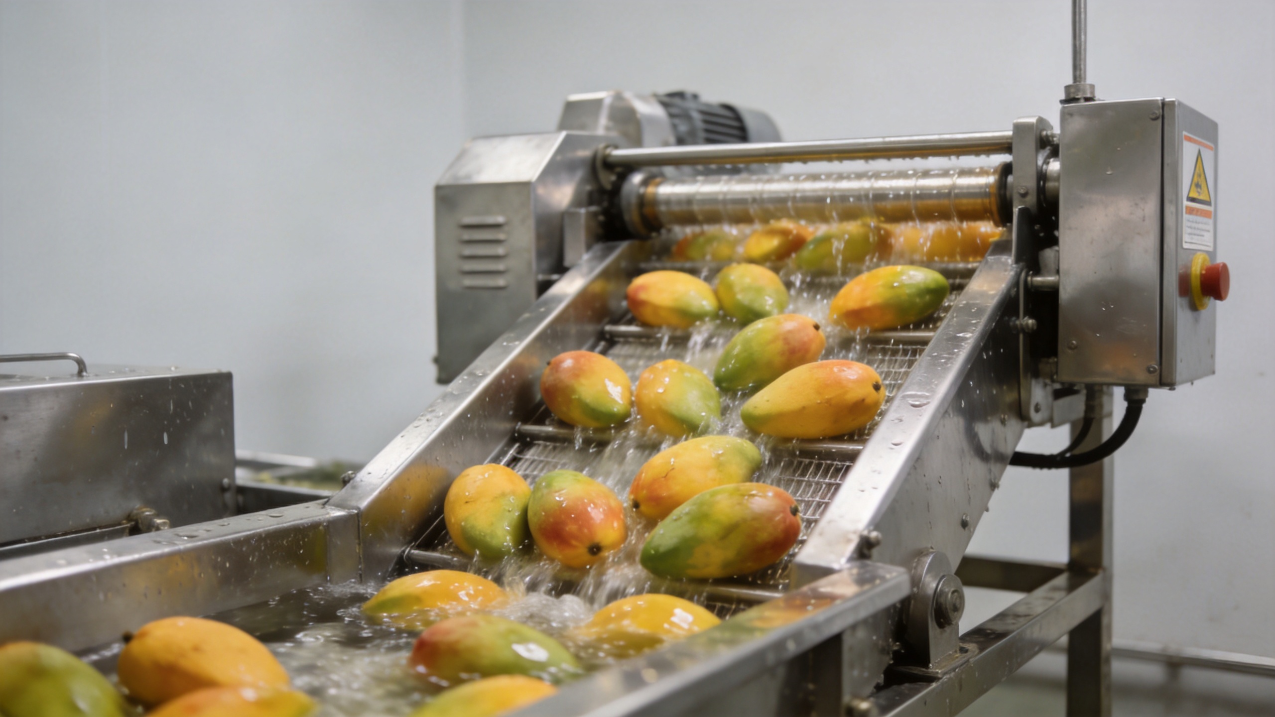 Mango juice processing machine pulping and extraction line