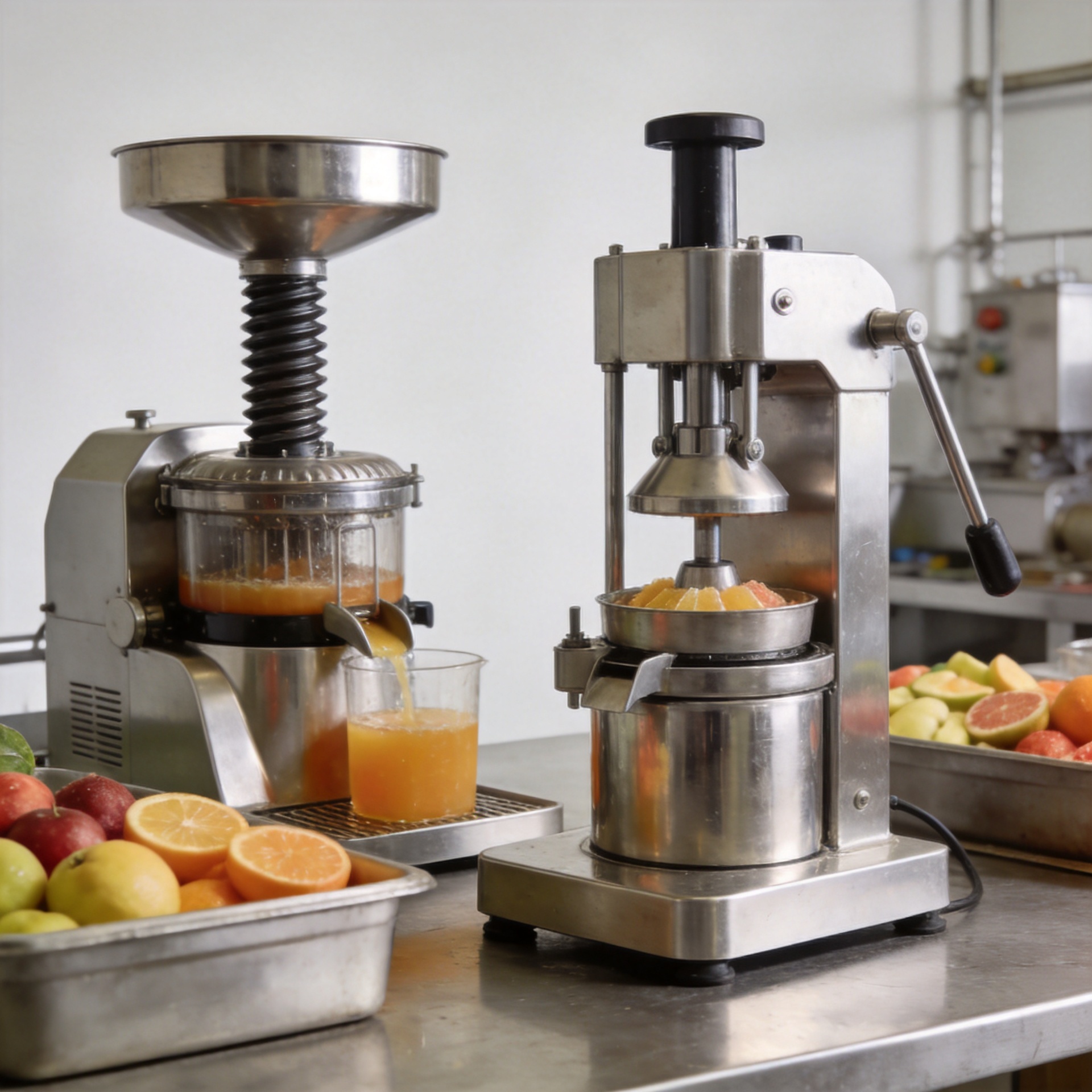 Industrial Juicer Machine Selection: Screw Press vs Hydraulic Press