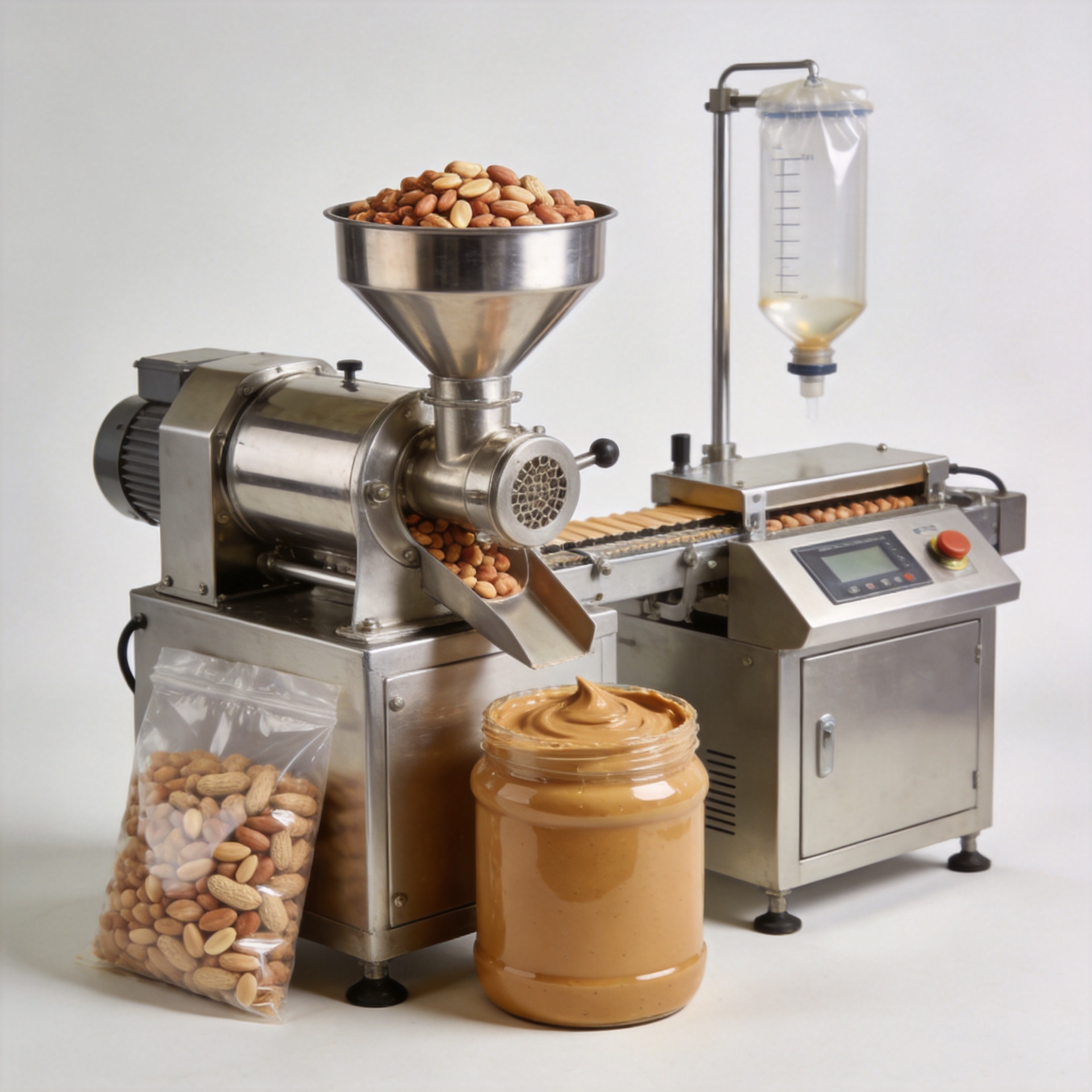 Peanut Butter Production Line Equipment: From Roasting to Vacuum Packing