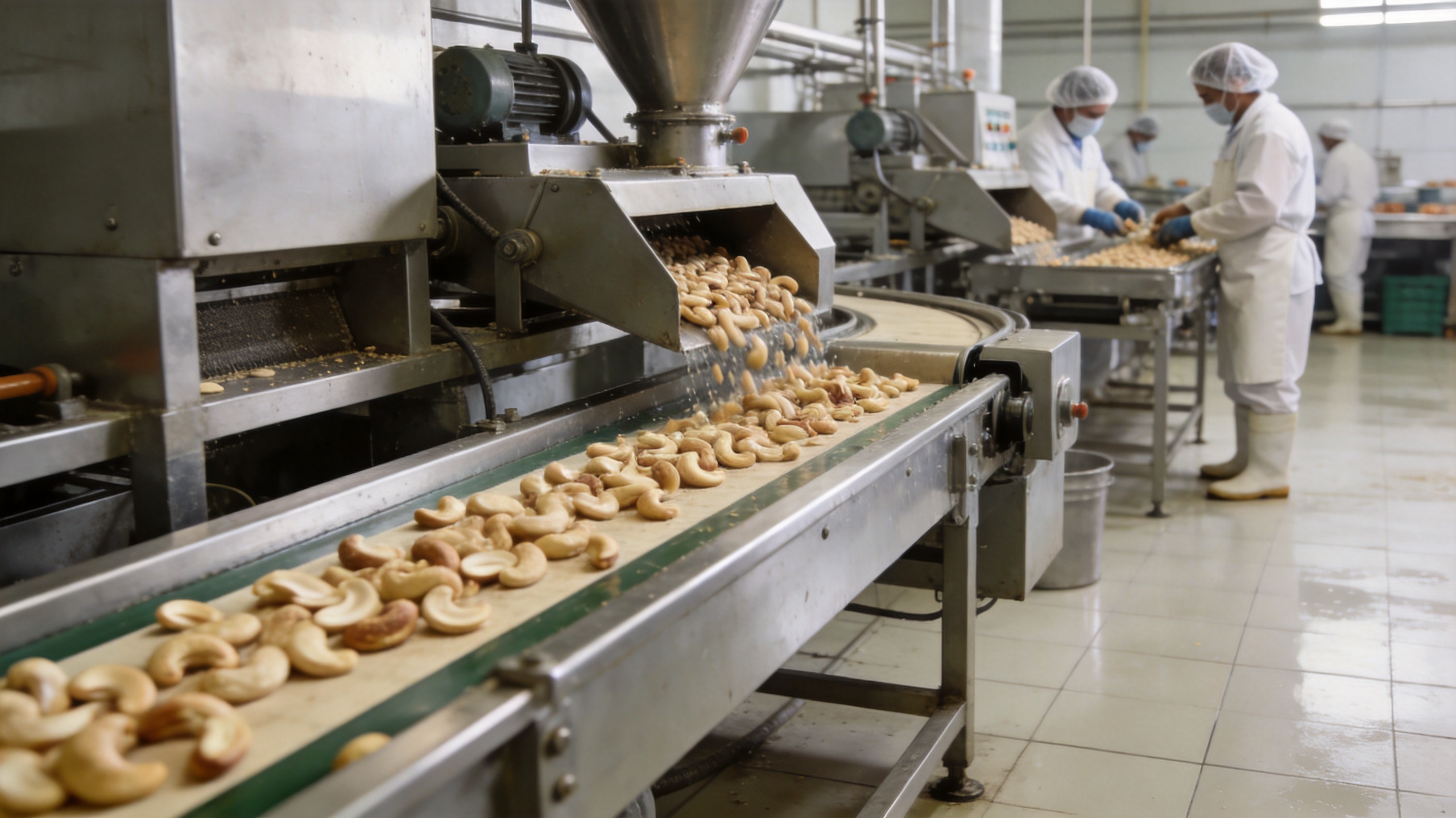 kaju processing plant automation and shelling equipment