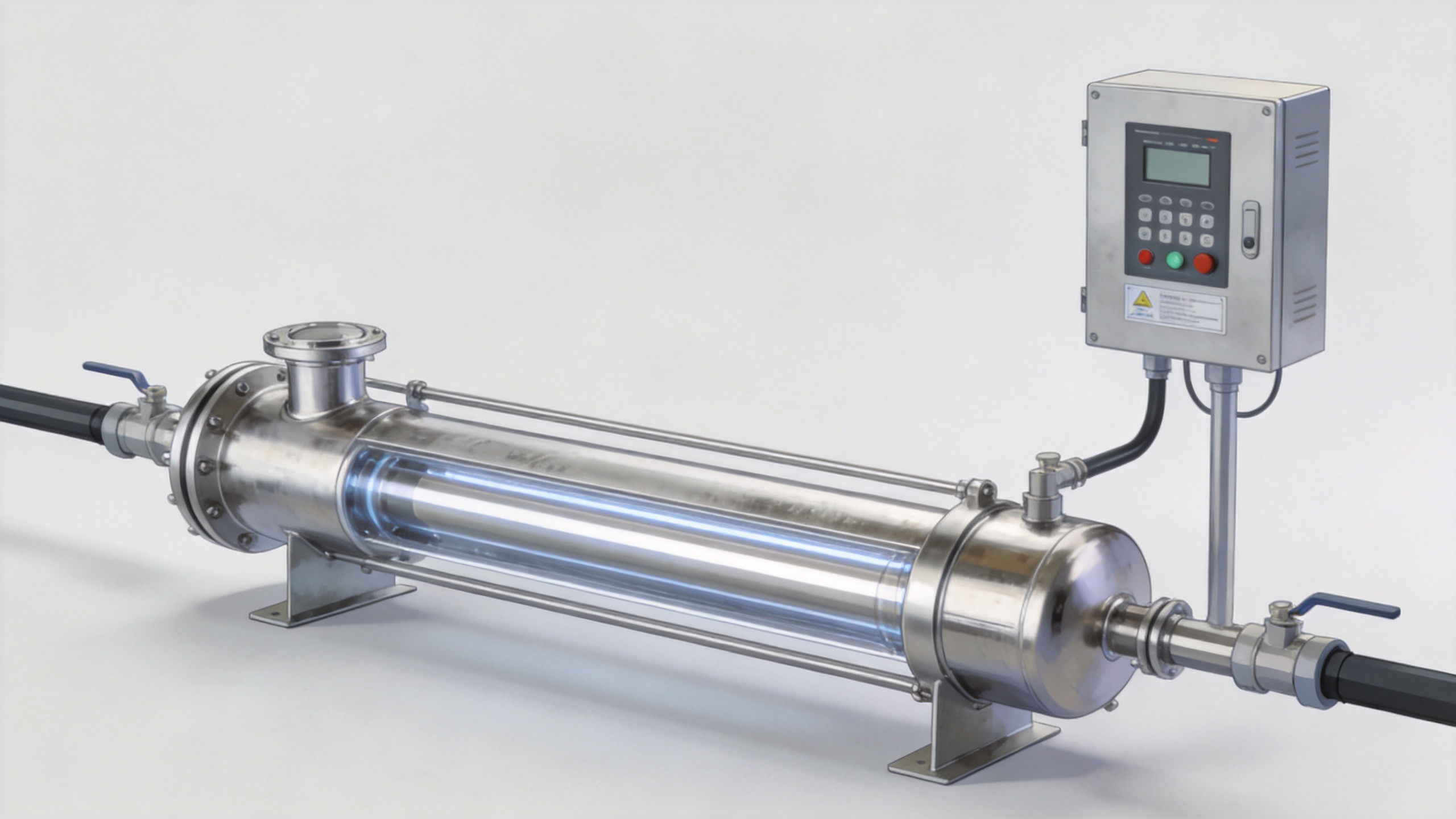 Commercial UV reactor for uv systems for water treatment