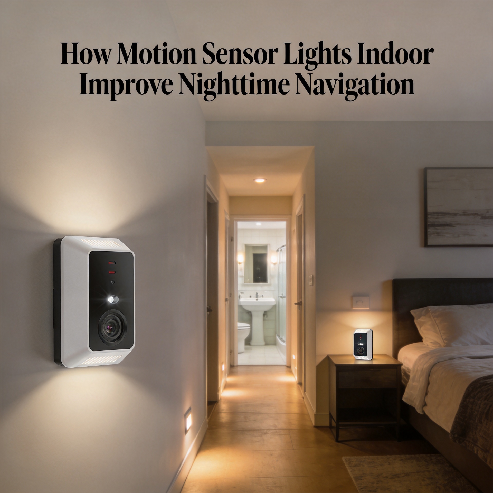 Comment les appliques à détecteur de mouvement intérieures améliorent-elles la navigation nocturne