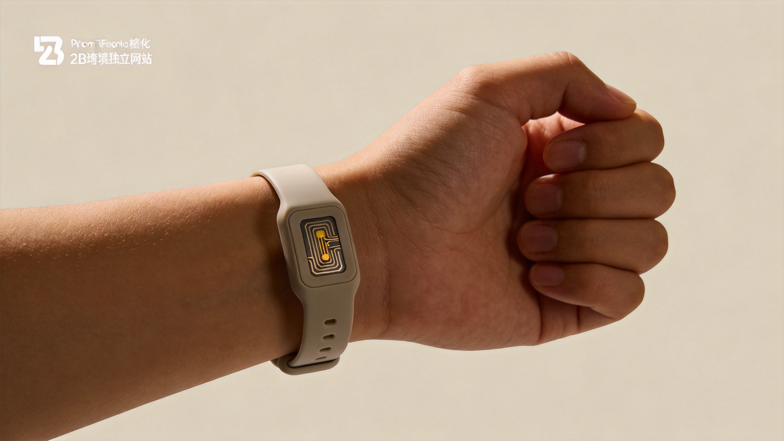 UHF rfid band with chip showing antenna inlay structure for custom development