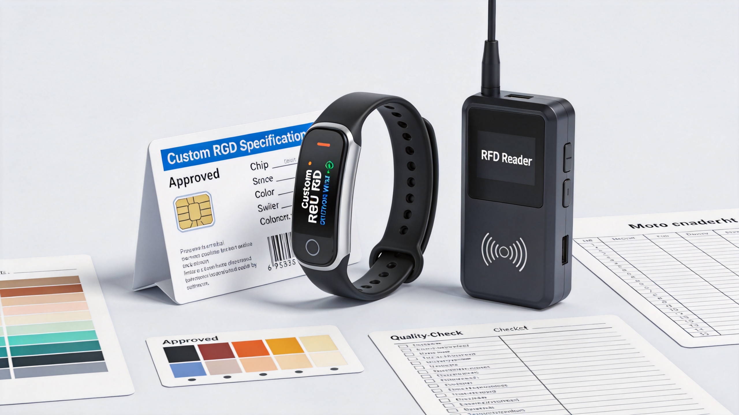 OEM RFID wristband specification and quality planning