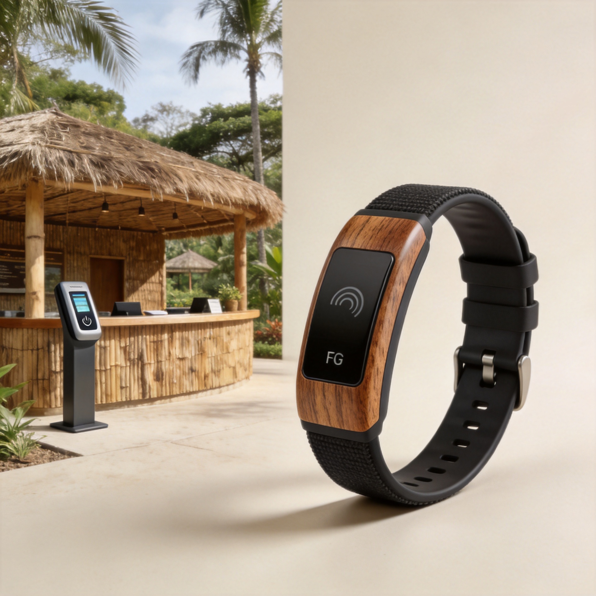 Why RFID wood wristband fit low-carbon themed resort and eco park application scenarios