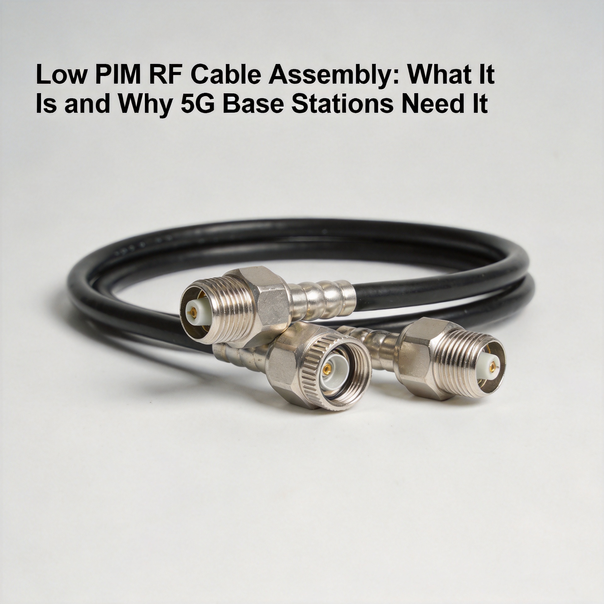 Low PIM RF Cable Assembly: What It Is and Why 5G Base Stations Need It