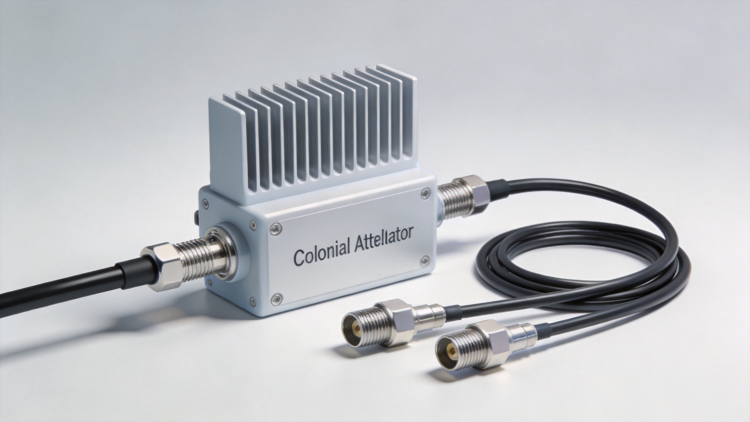 High-power RF attenuator and RF cable assembly integration