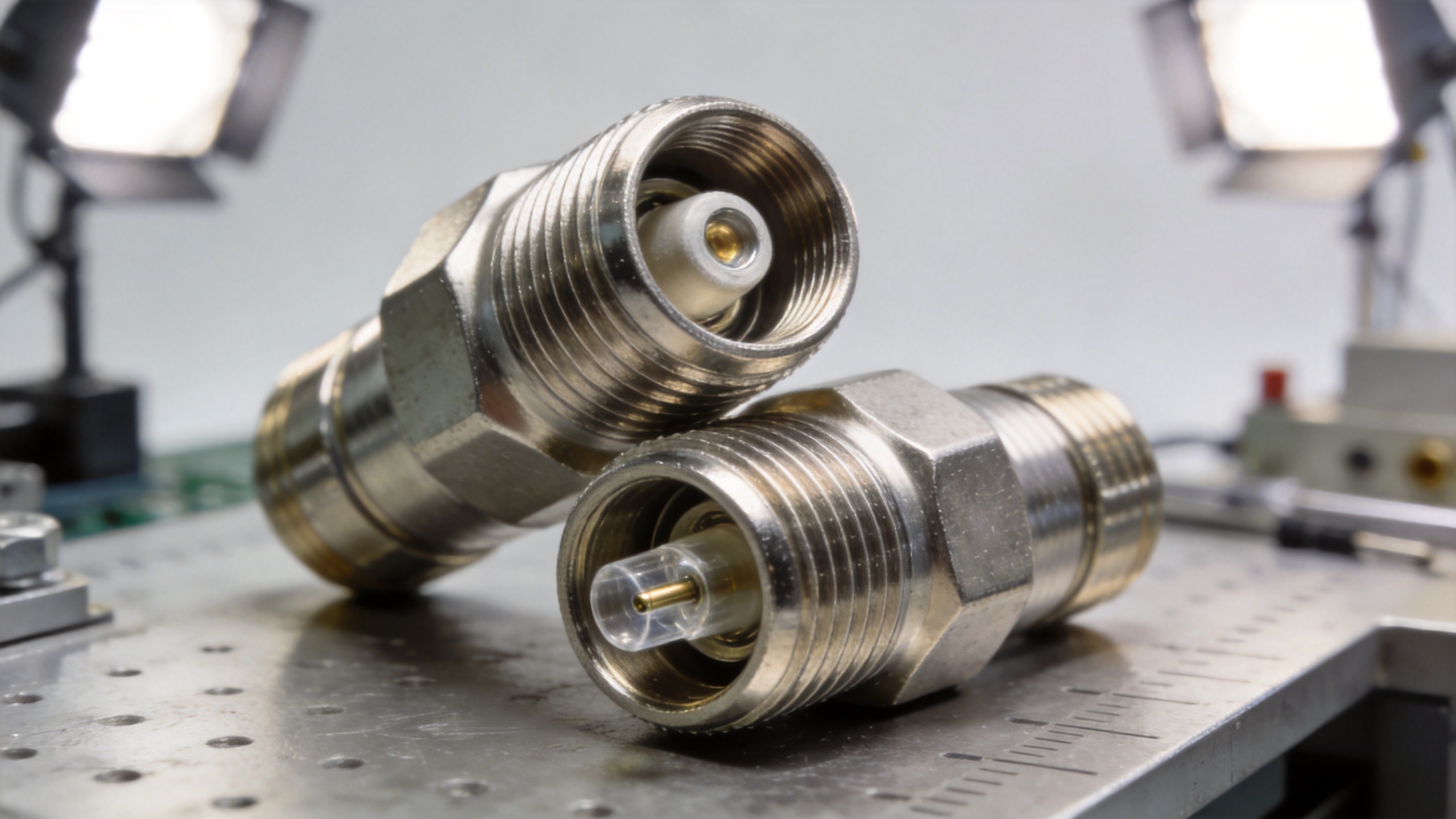 RP SMA connector and SMA connector center contact comparison