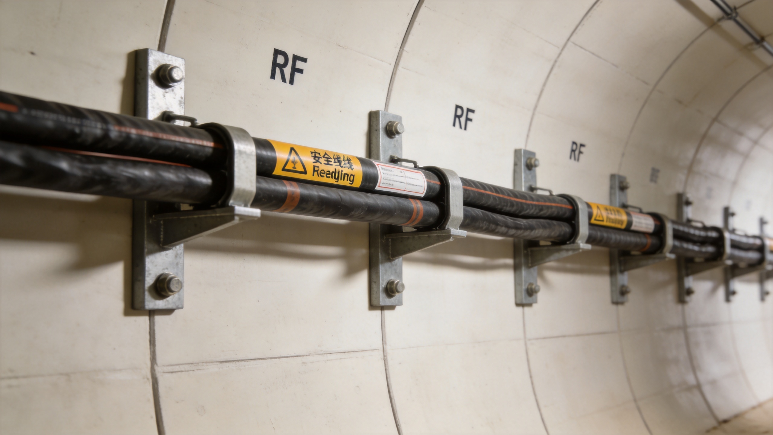 Leaky feeder installation planning in an underground mine tunnel