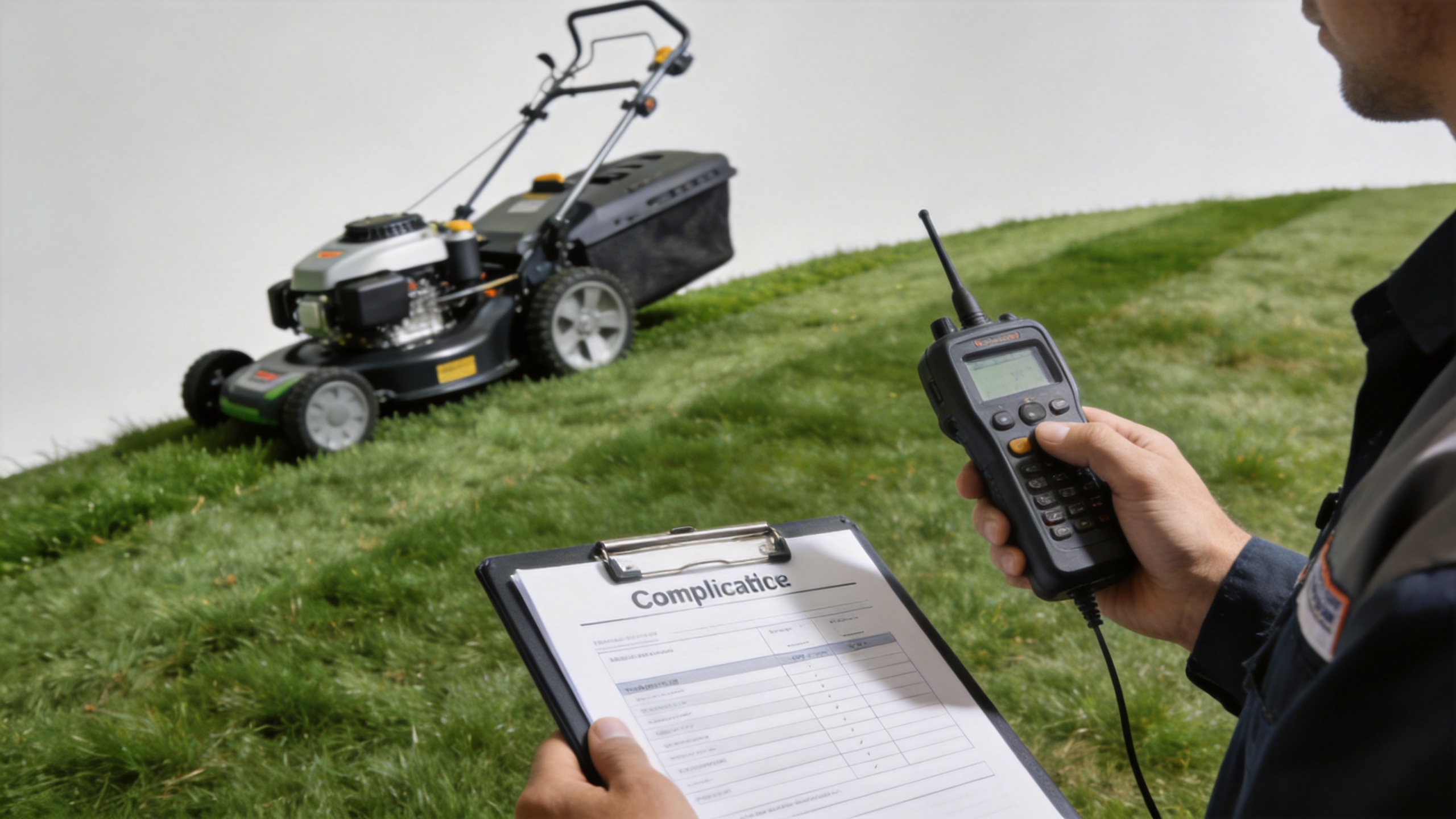 Lawn mower compliance planning for EU market access