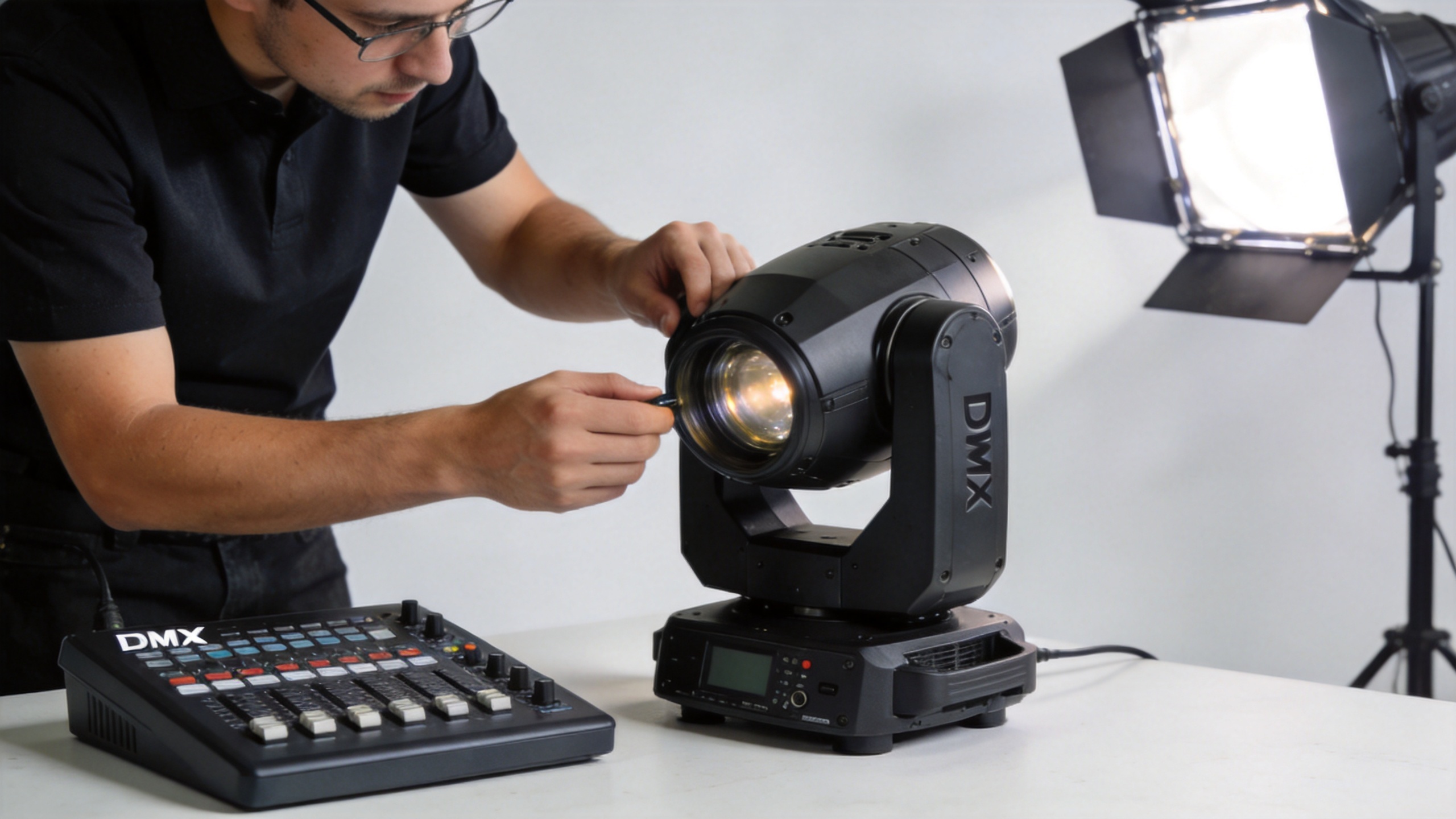 Stage lighting manufacturer quality inspection for an OEM project