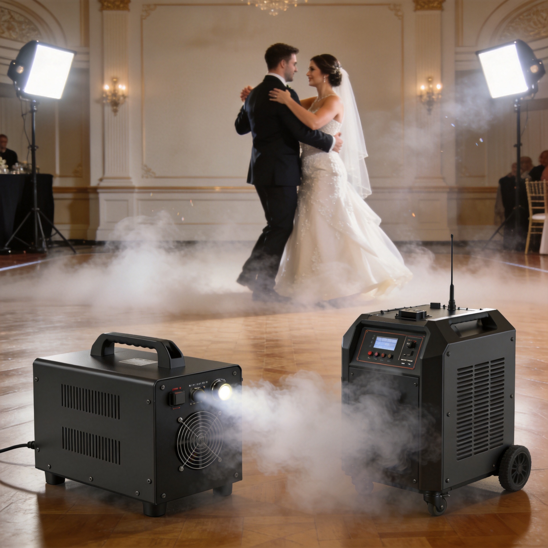 Ground Fog Machine vs Standard Fog Machine for Wedding Effects