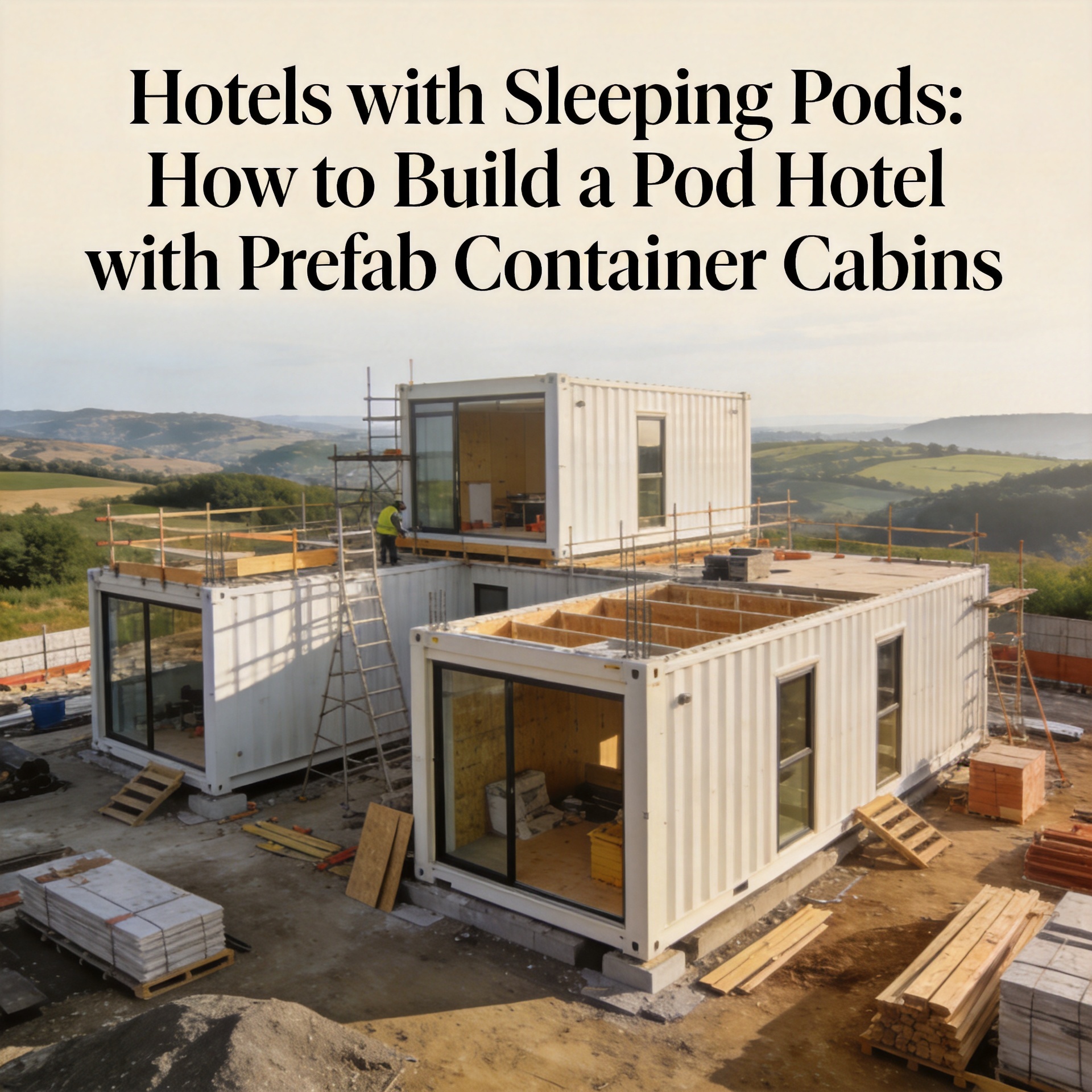 Hotels with Sleeping Pods: How to Build a Pod Hotel with Prefab Container Cabins