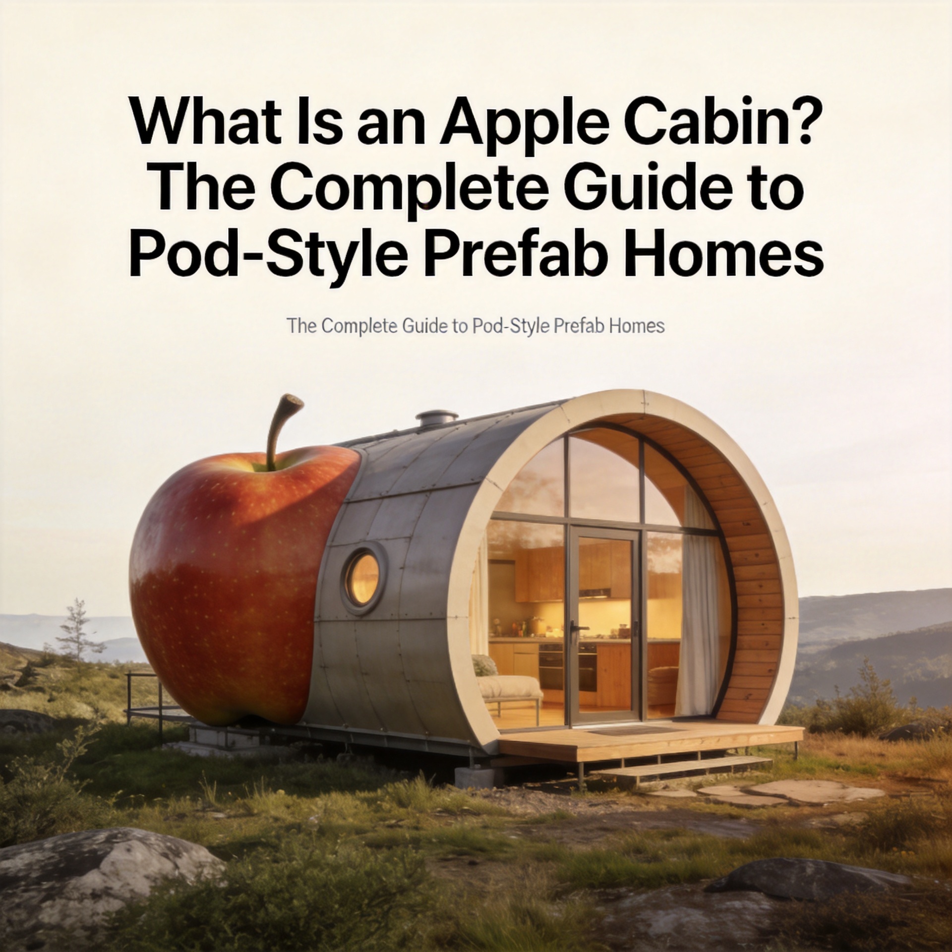 What Is an Apple Cabin? The Complete Guide to Pod-Style Prefab Homes