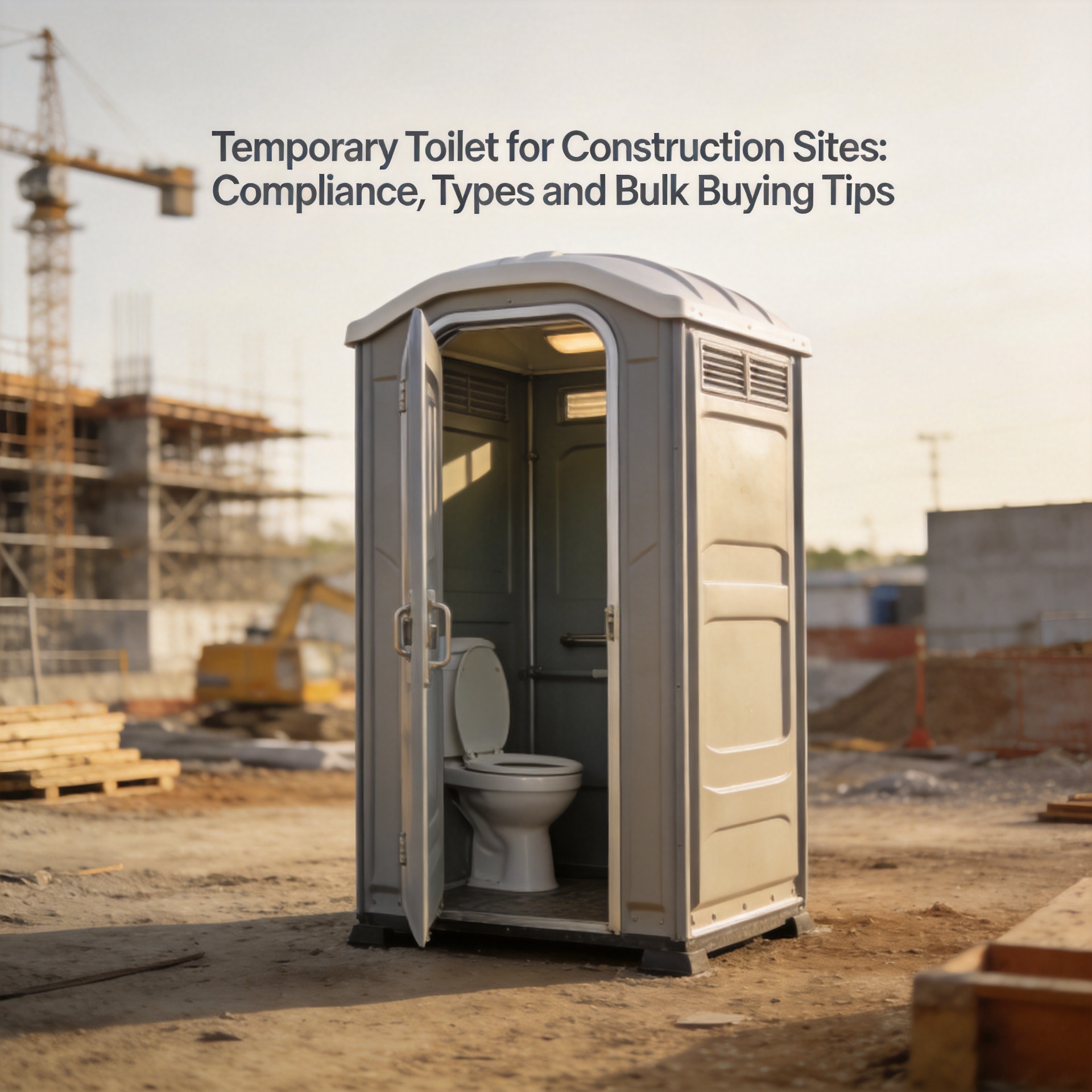 Temporary Toilet for Construction Sites: Compliance, Types & Bulk Buying Tips