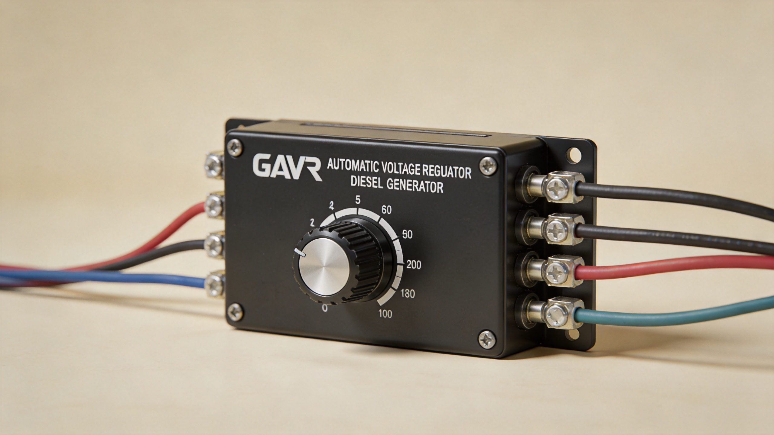 GAVR automatic voltage regulator module for generator showing terminal connections