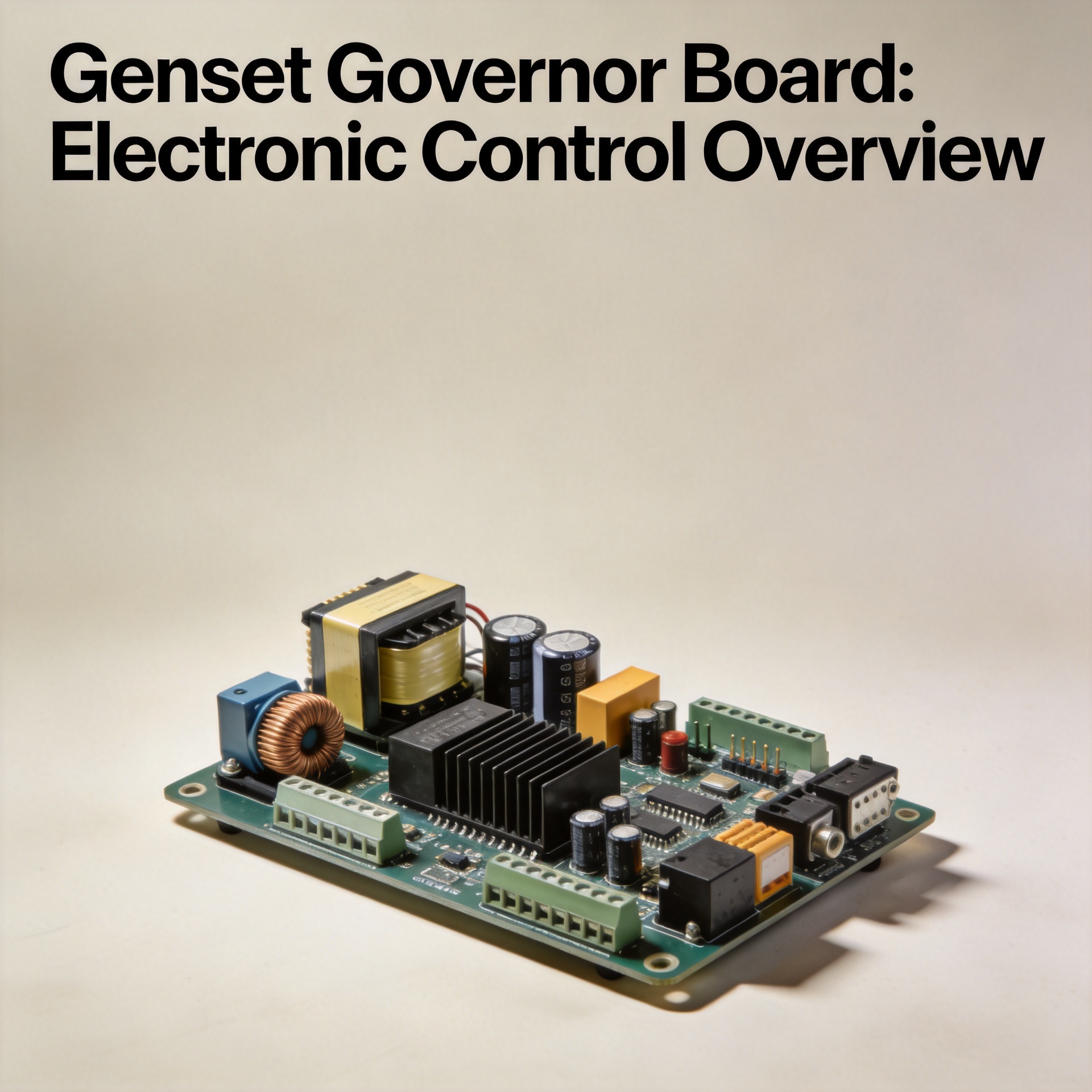 Genset Governor Board: Electronic Control Overview