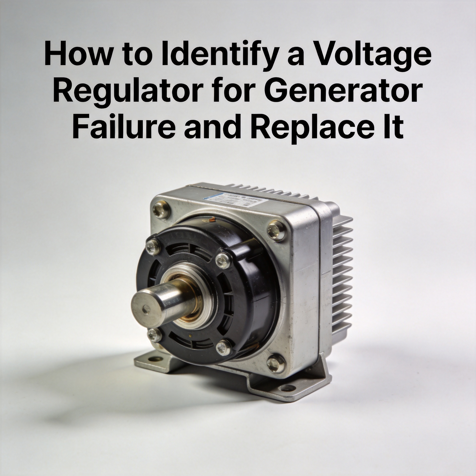 How to Identify a Voltage Regulator for Generator Failure and Replace It.
