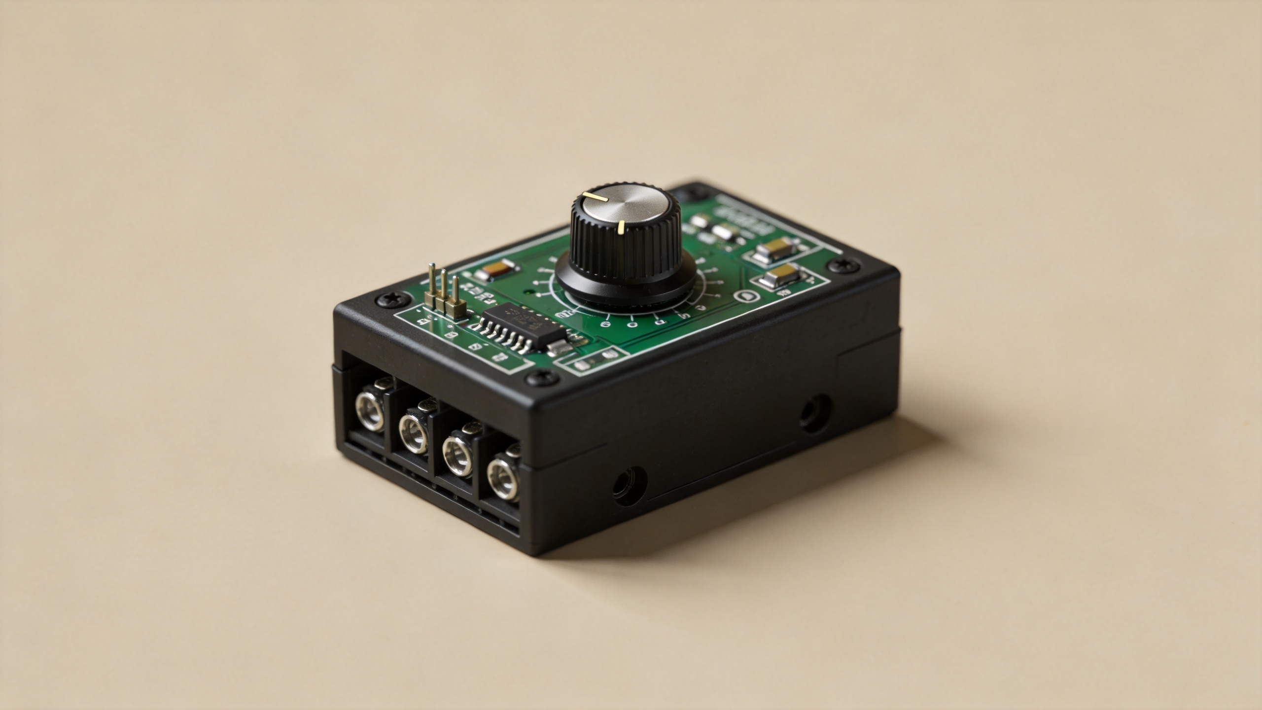 Electronic governor control unit for diesel generator speed control
