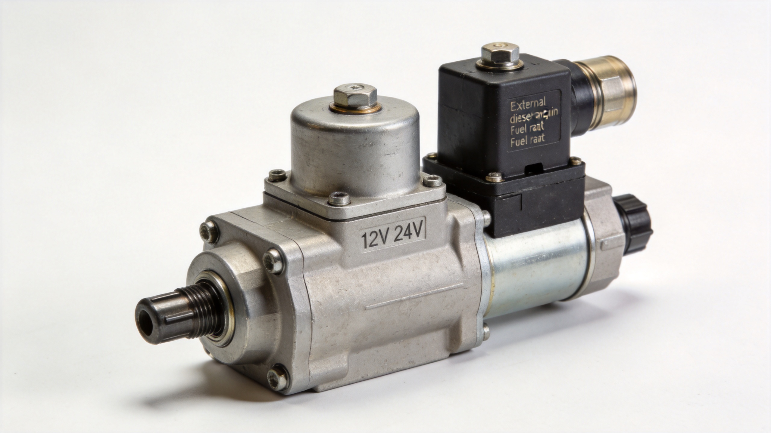 External actuator for diesel engine speed governor fuel rack control