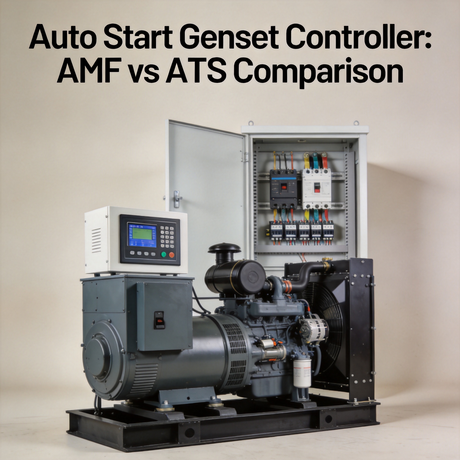 Auto Start Genset Controller: AMF vs ATS Comparison
