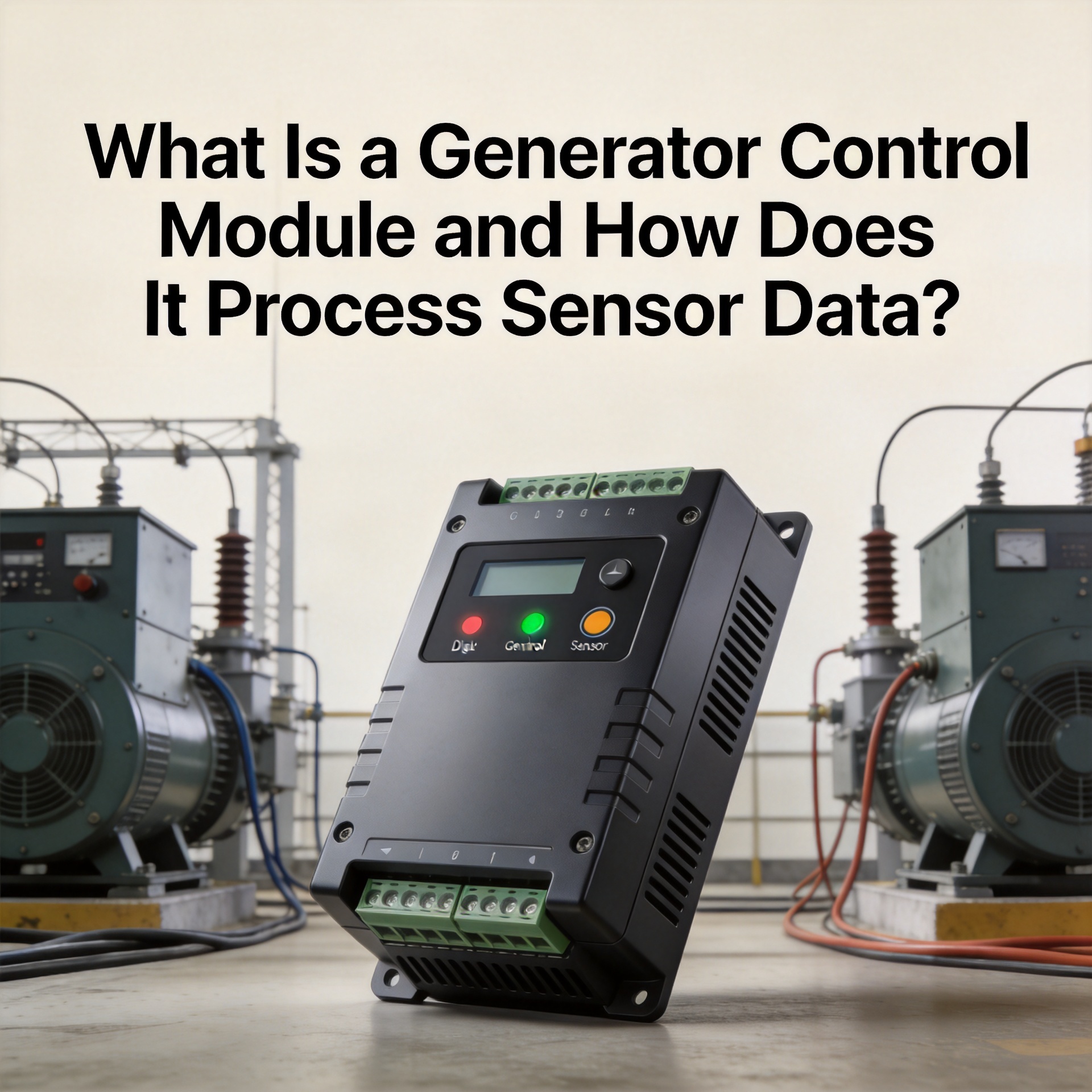 What Is a Generator Control Module and How Does It Process Sensor Data?