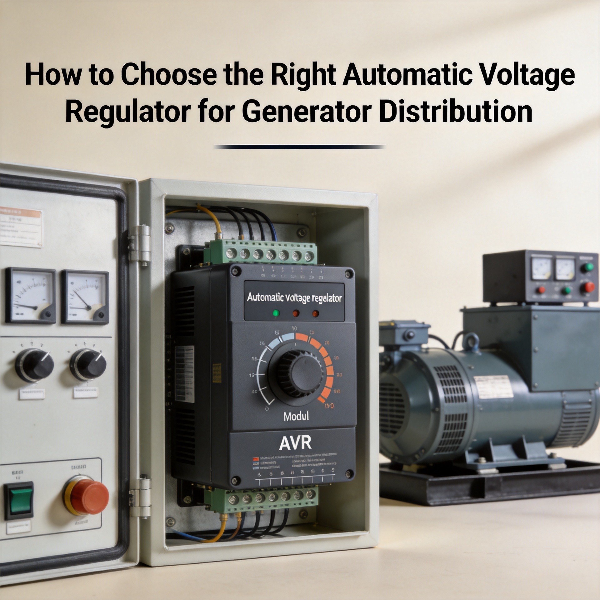 How to Choose the Right Automatic Voltage Regulator for Generator Distribution?