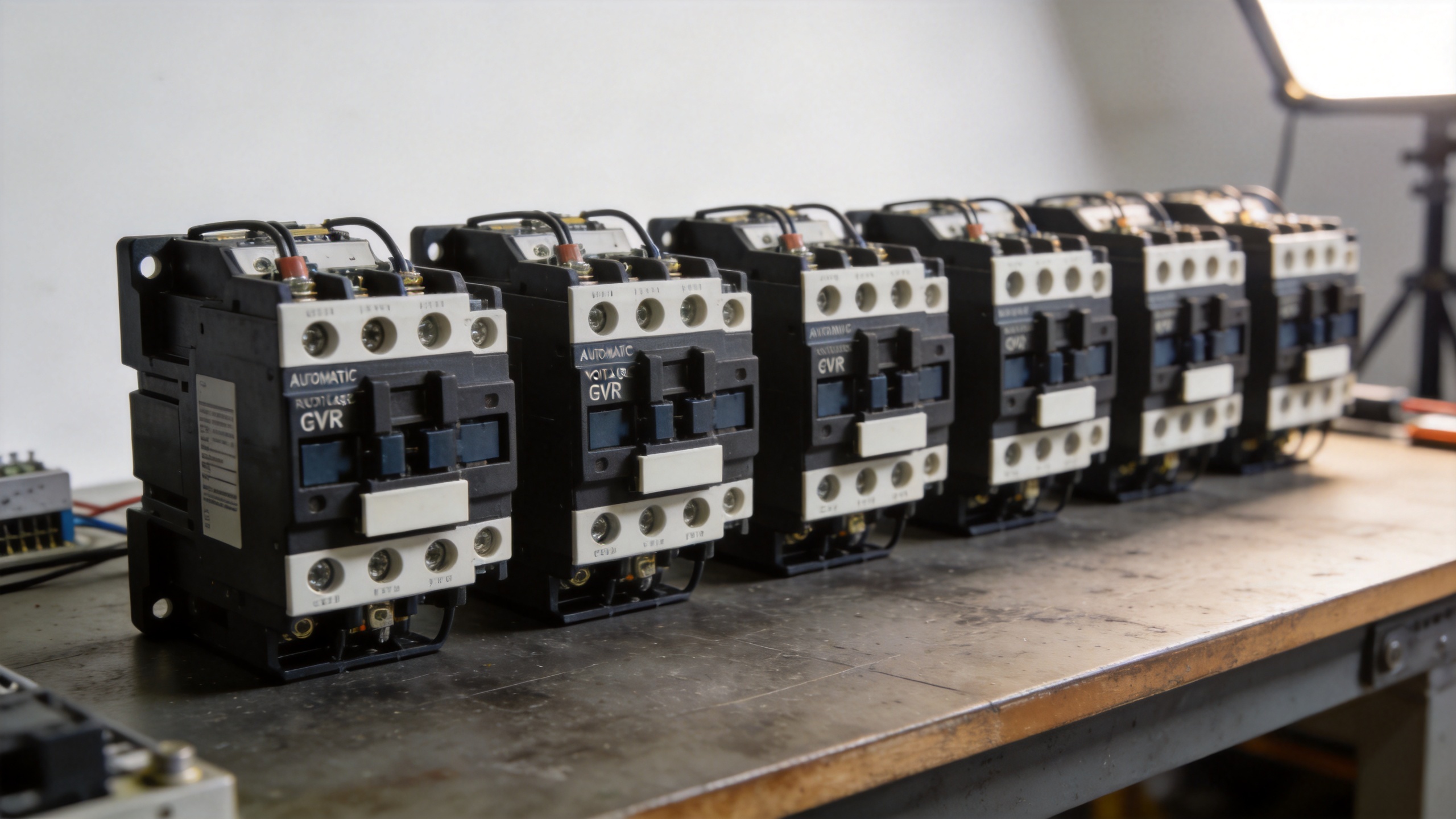 Multiple automatic voltage regulator modules for generator comparison — universal AVR vs brand-specific types