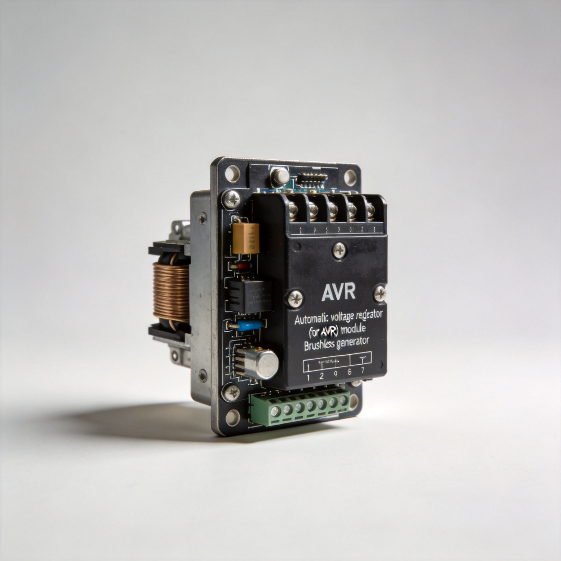 What Is the Function of a GAVR 8A AVR in a Brushless Generator?