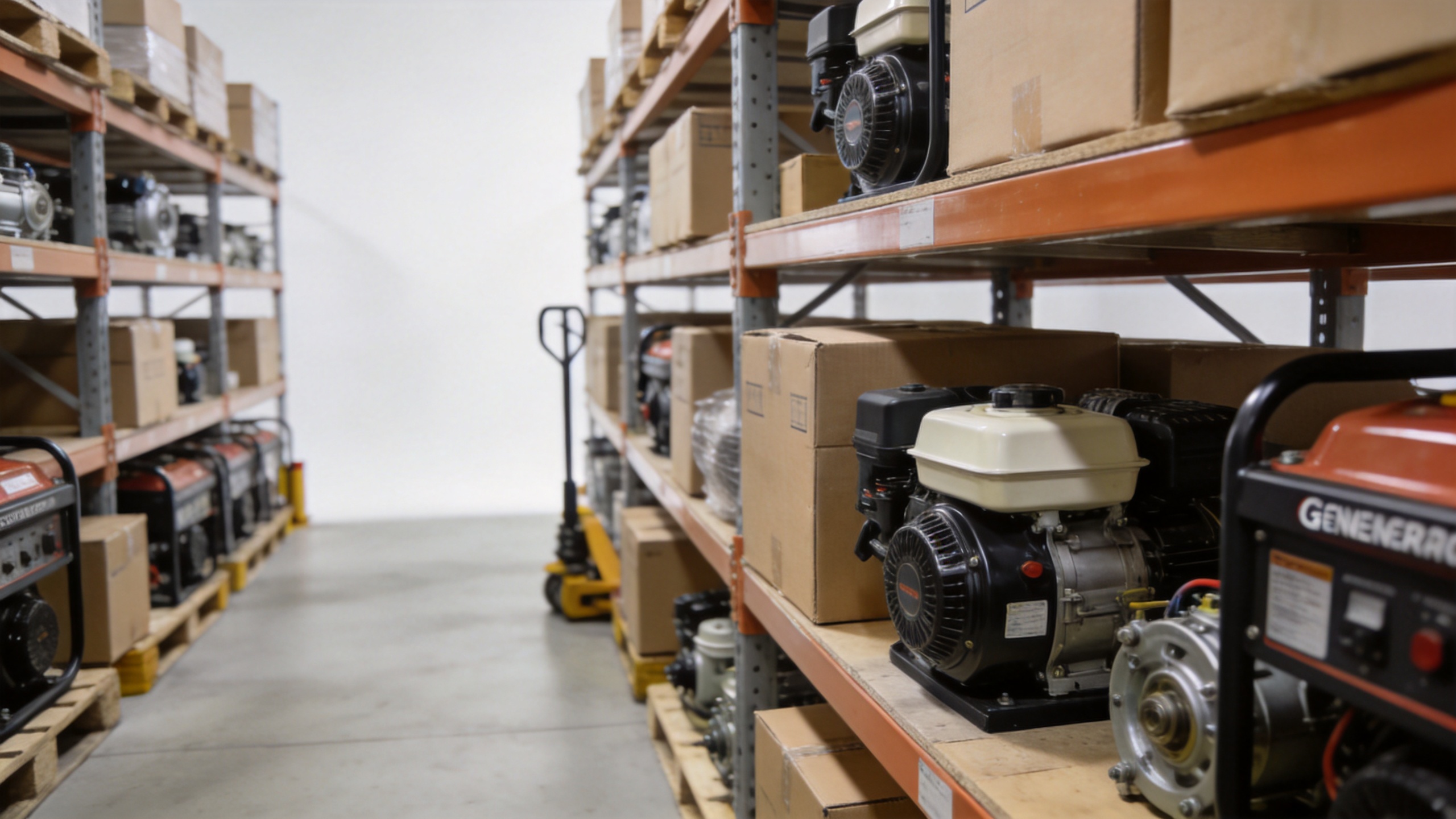 B2B wholesale generator parts inventory warehouse for bulk procurement sourcing