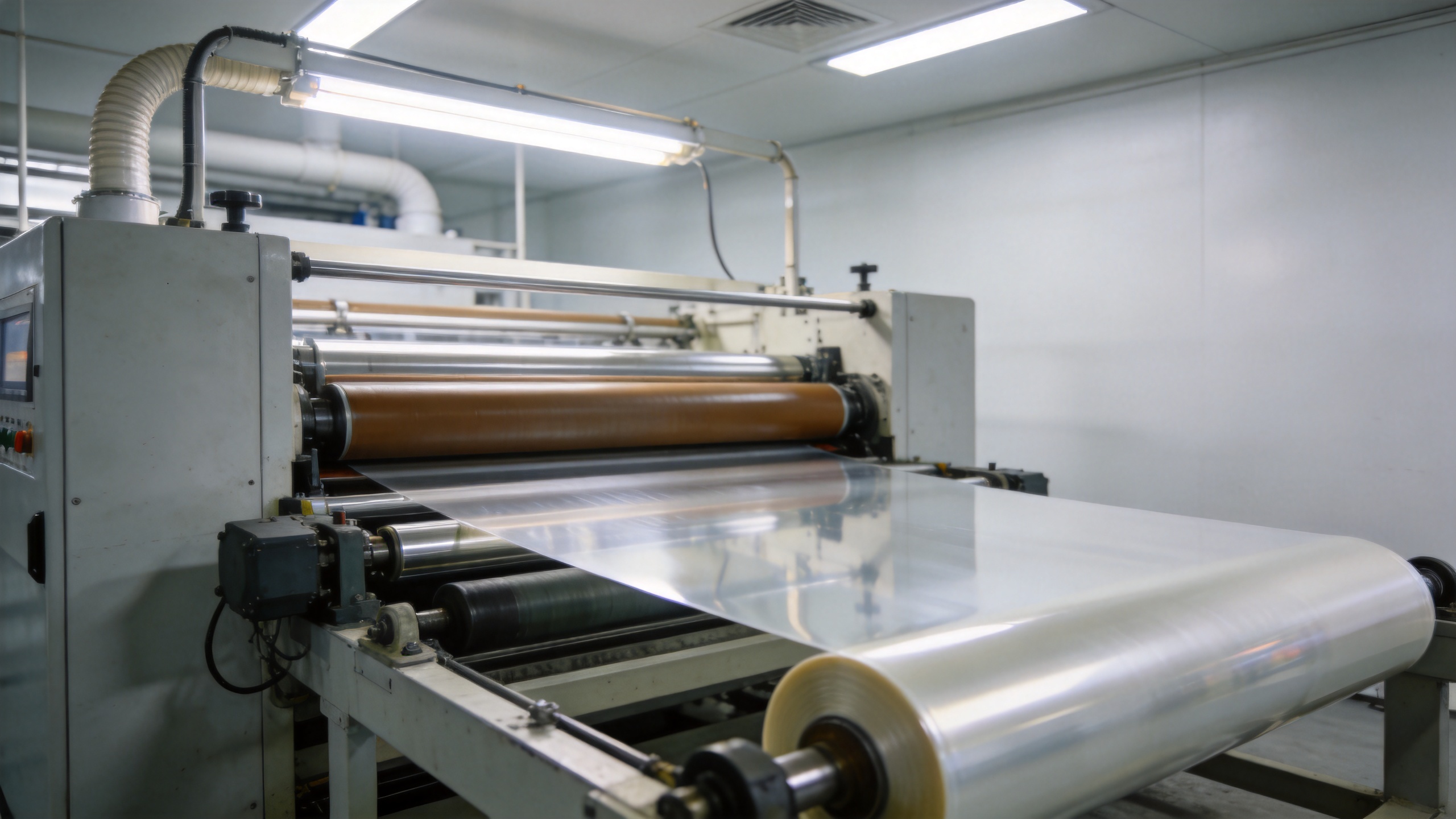 Precision coating manufacturing line for digital printing materials and laminating films