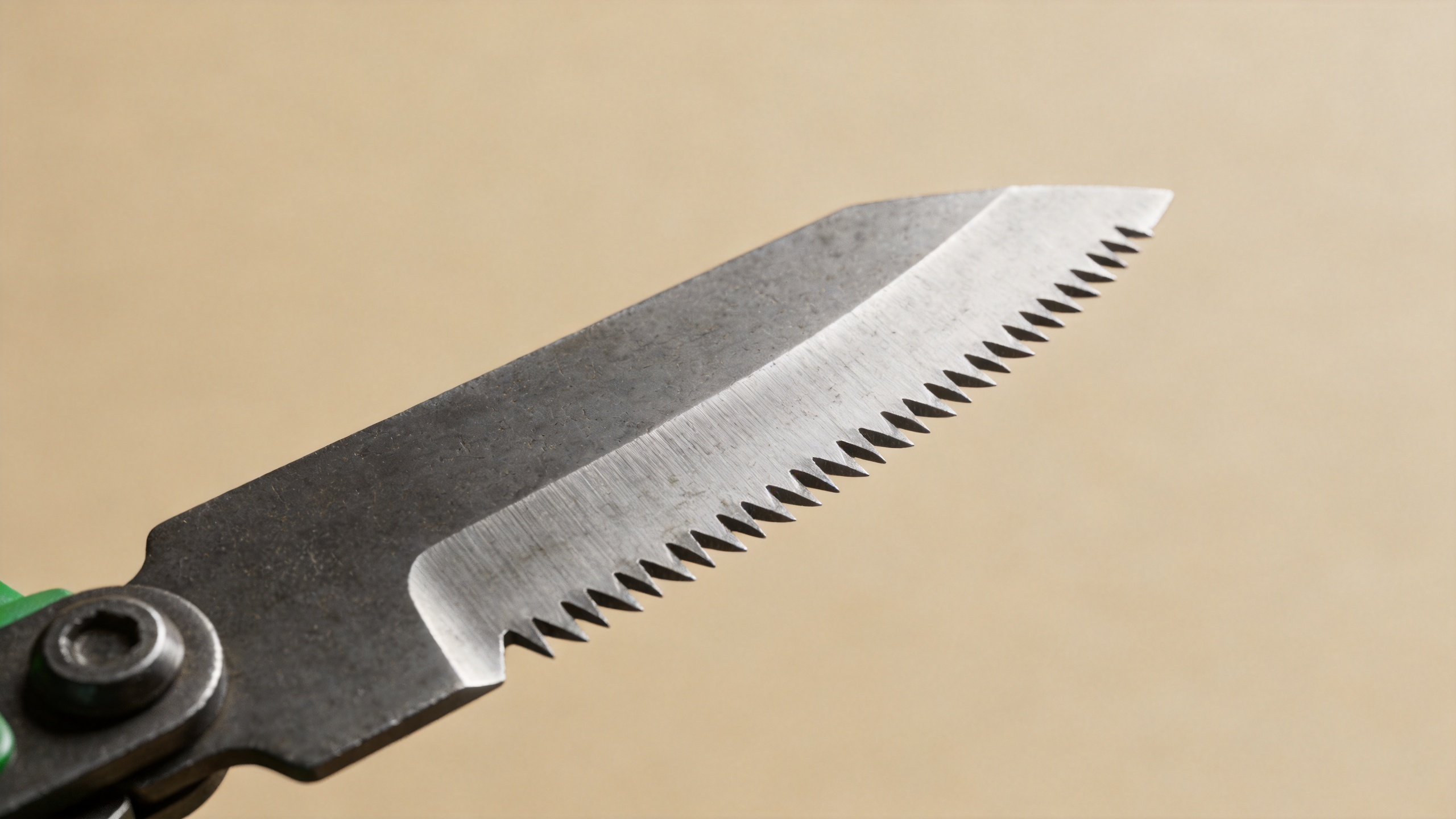 Hardened steel shredder blade geometry showing cutting edge profile for silent shredder cutting system
