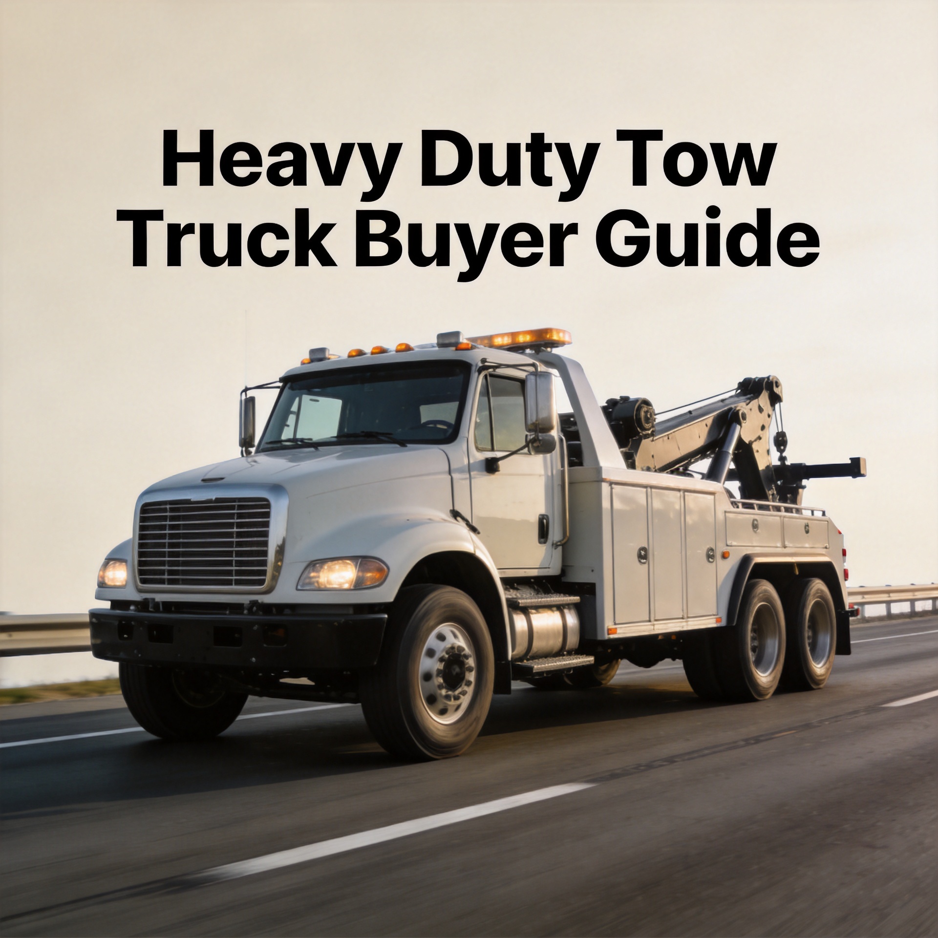 Heavy Duty Tow Truck Buyer's Guide: Capacity, Safety Features and Key Configurations