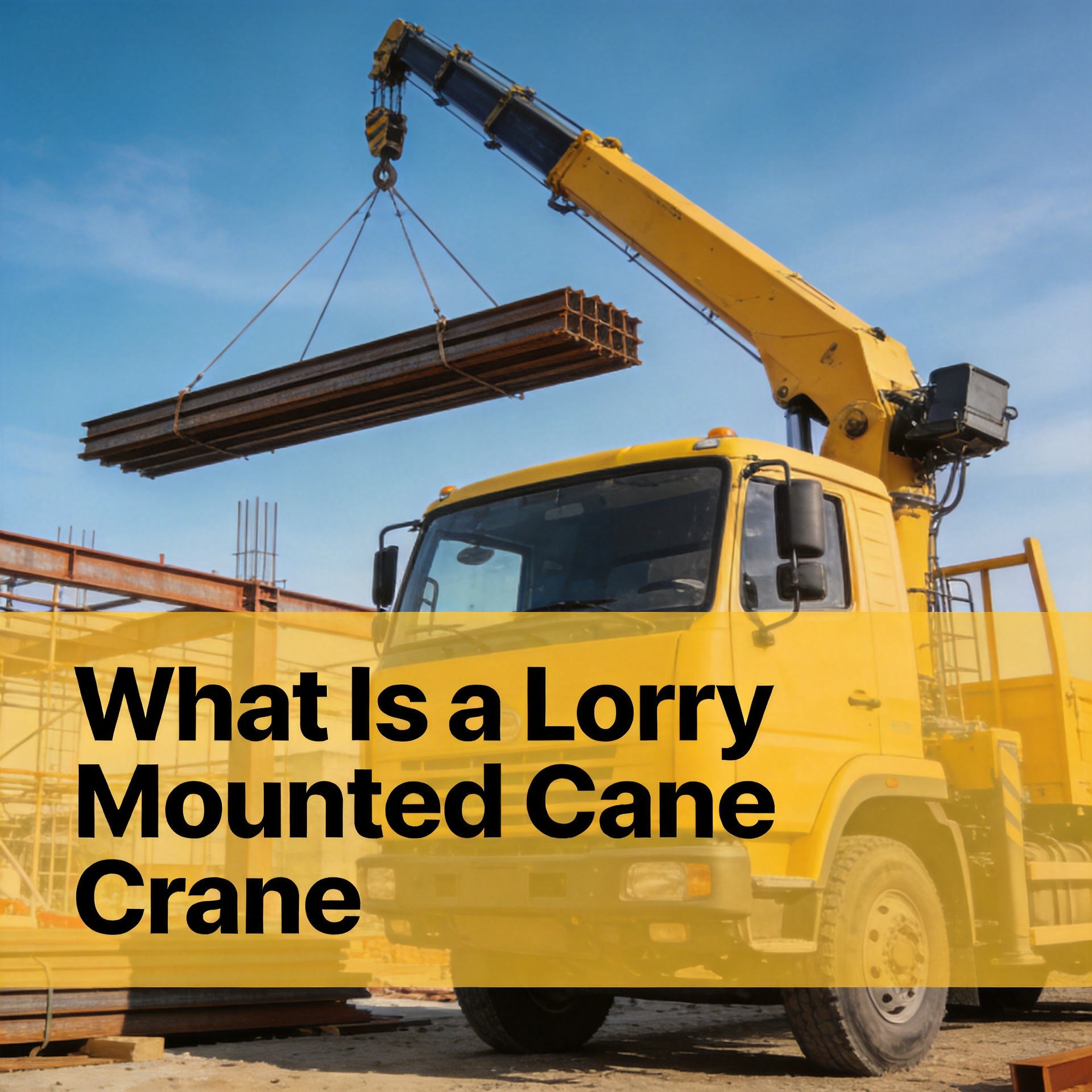 What Is a Lorry Mounted Crane? Applications, Key Components and How It Works