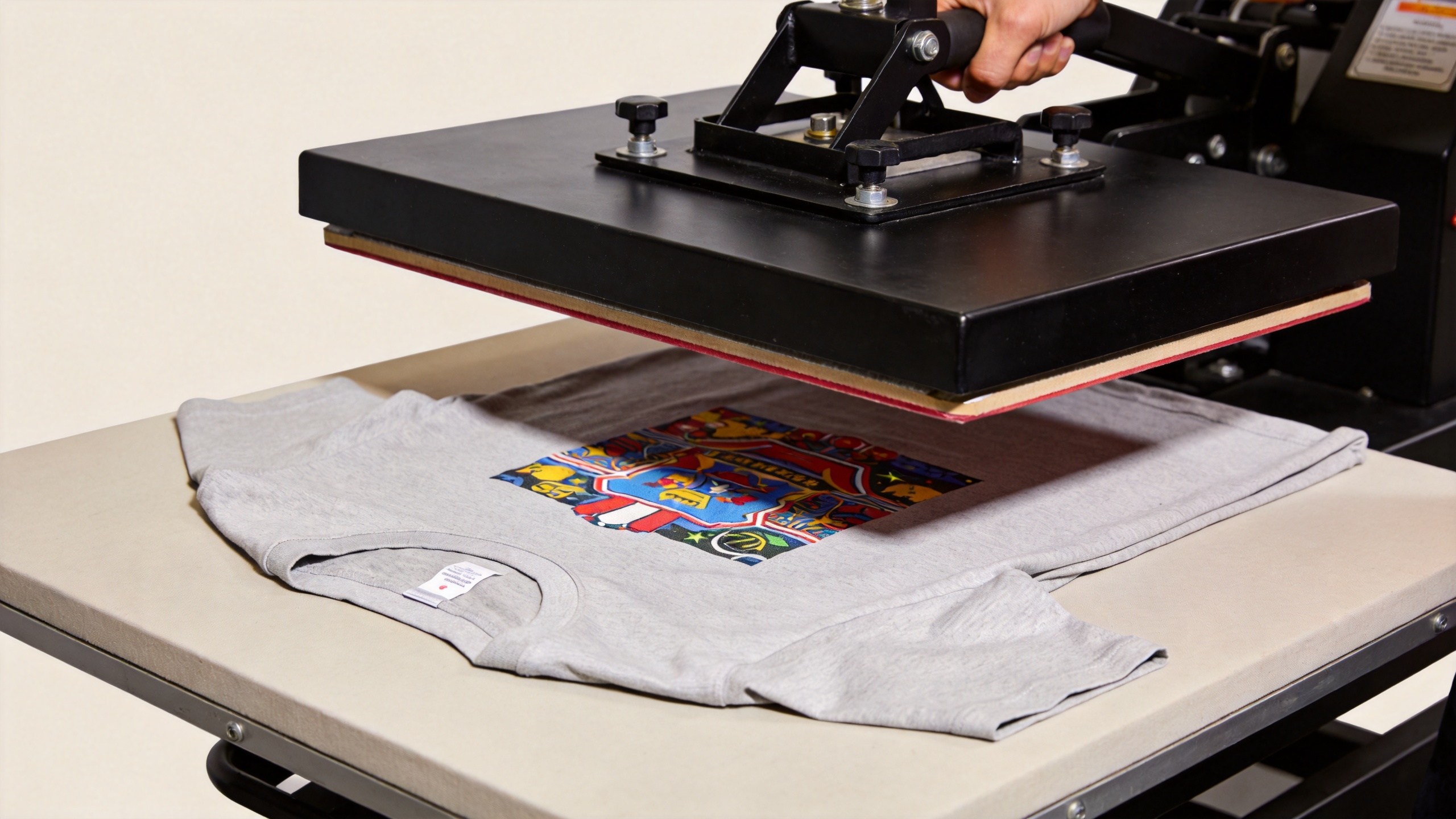 Custom apparel printing with DTF transfer application