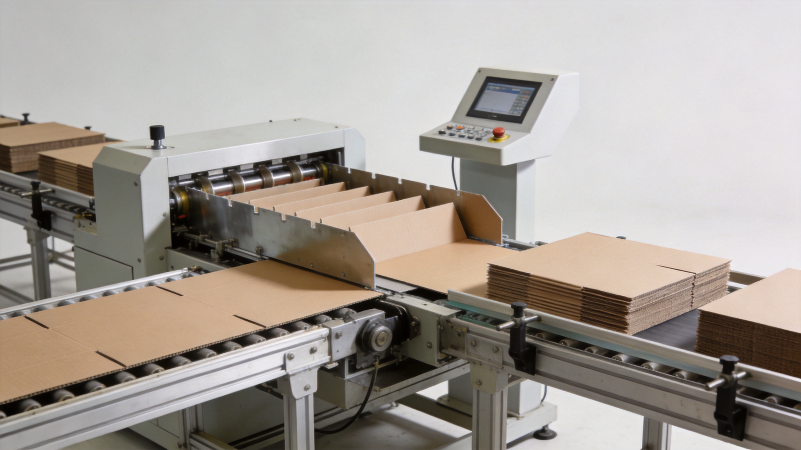 Paper production machine system integration for paper-cup packaging