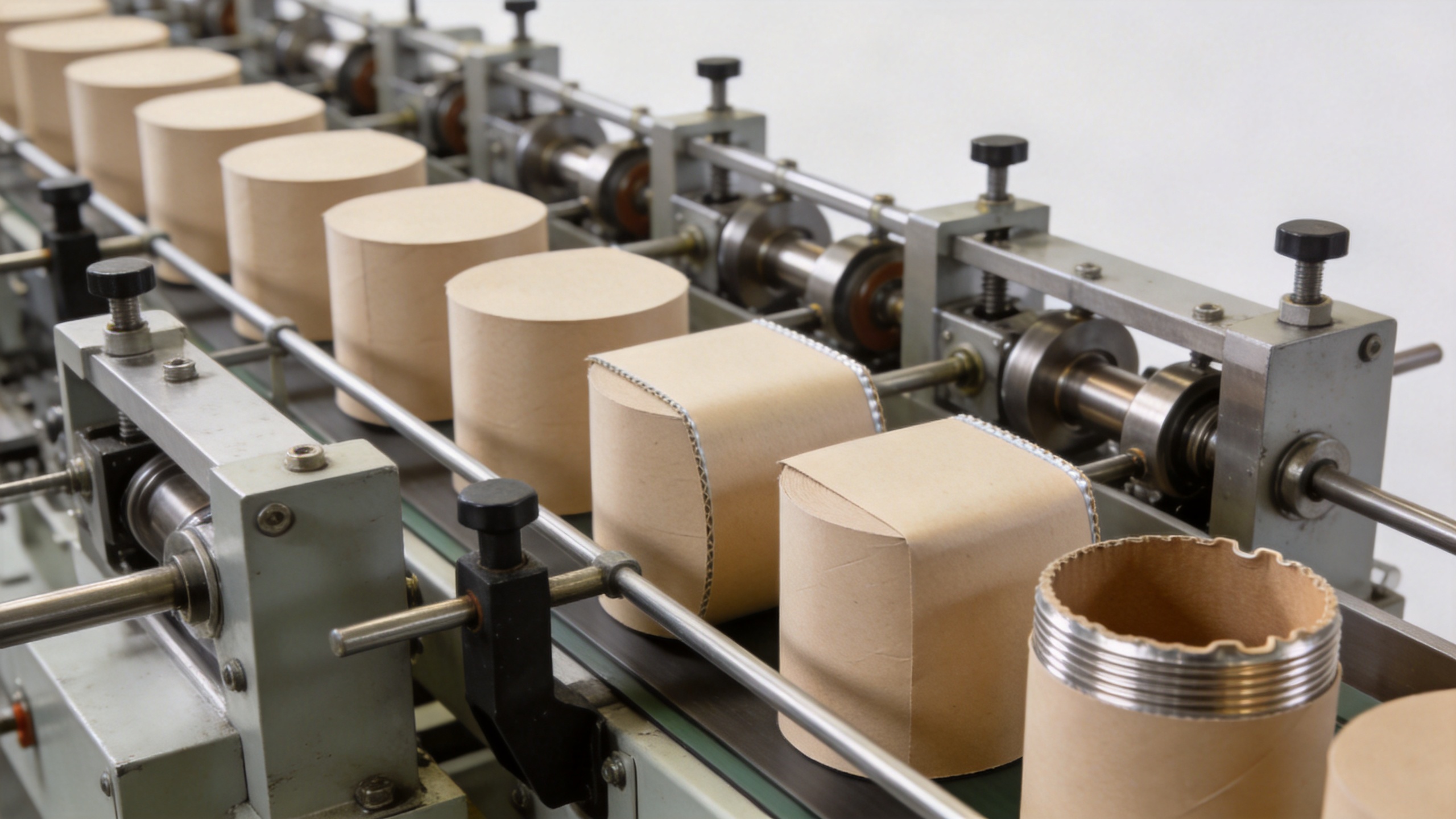 Paper cup forming machine process stations
