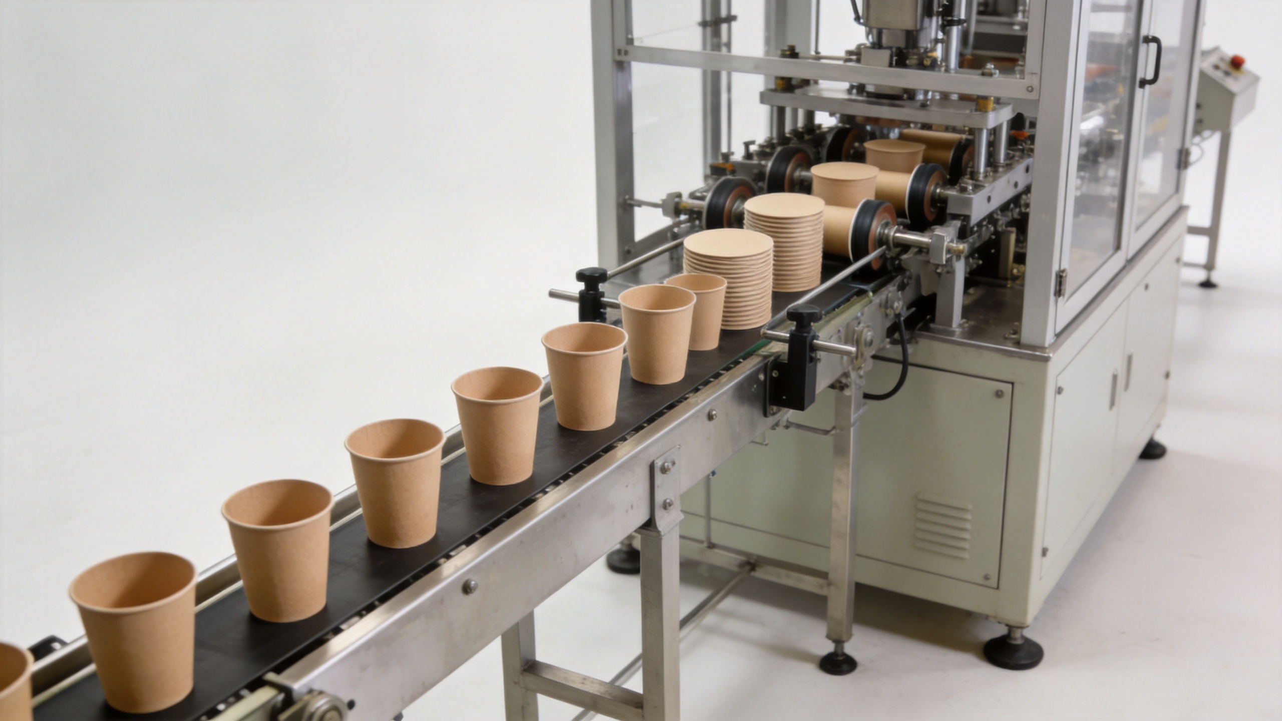 Paper cup forming machine production line for food packaging