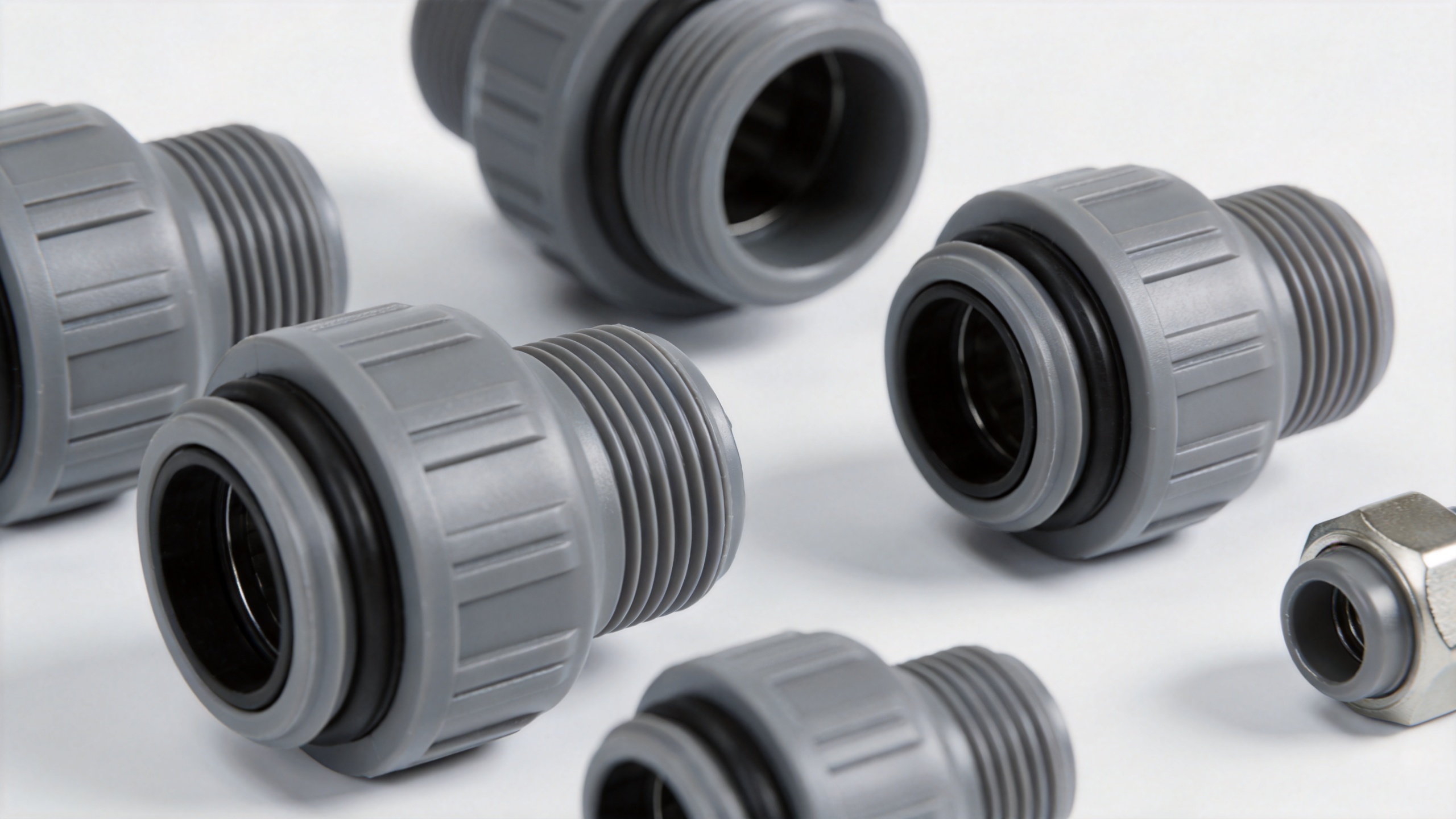 Nylon PA66 cable glands in multiple metric thread sizes