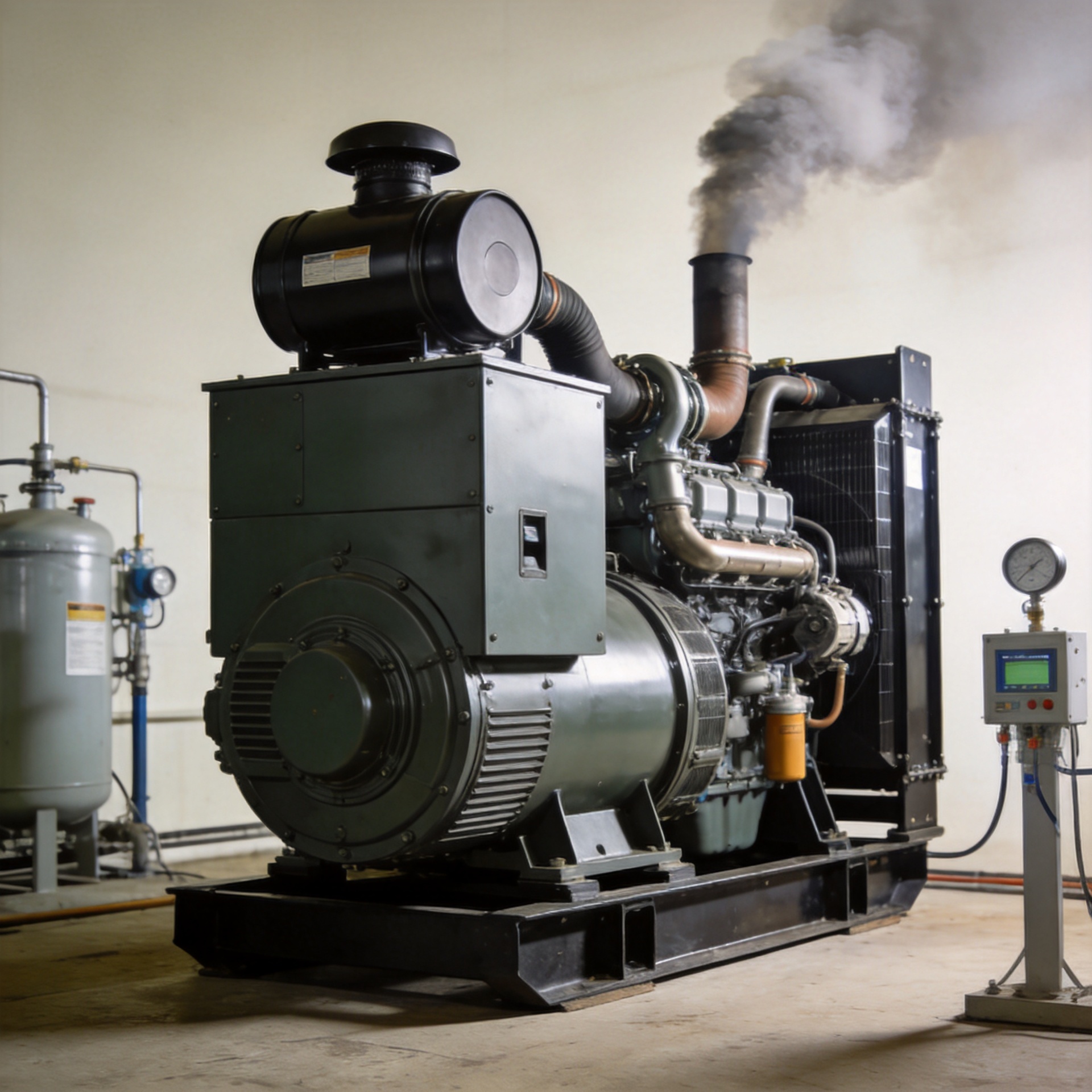 Welche Emissionen produziert ein Erdgas-Generator?