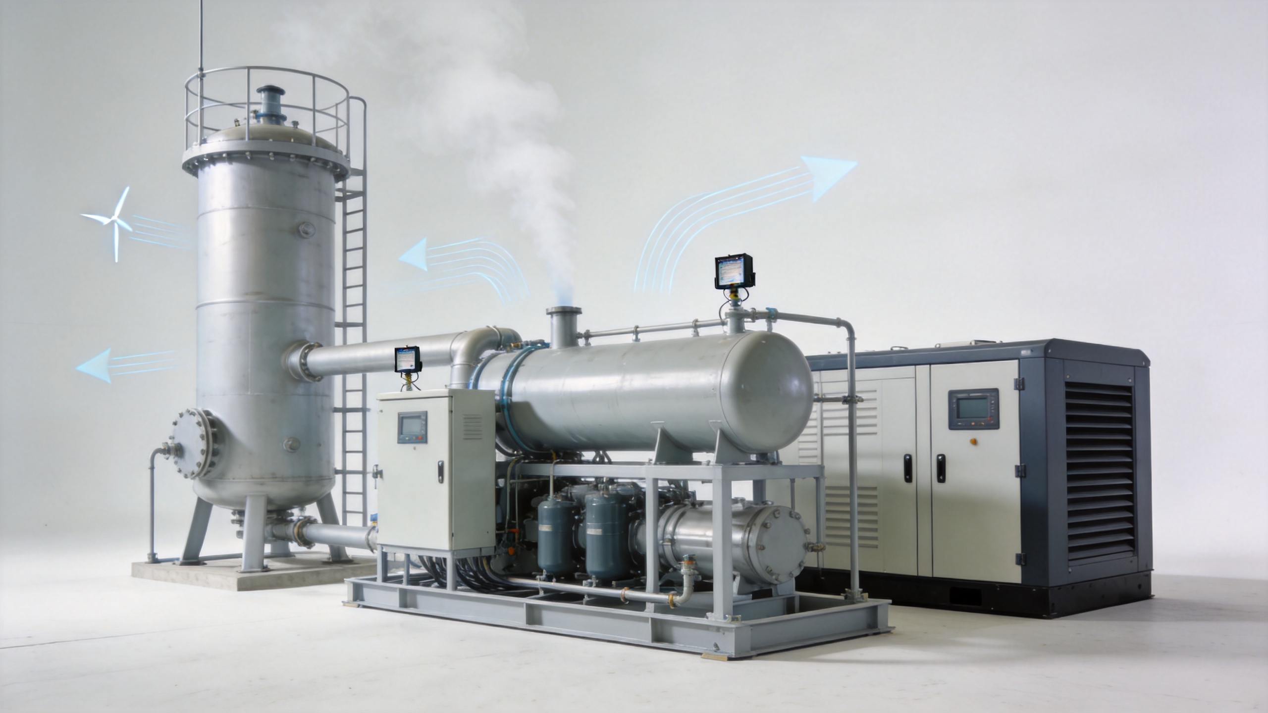 Landfill gas collection and generator system for controlled energy recovery