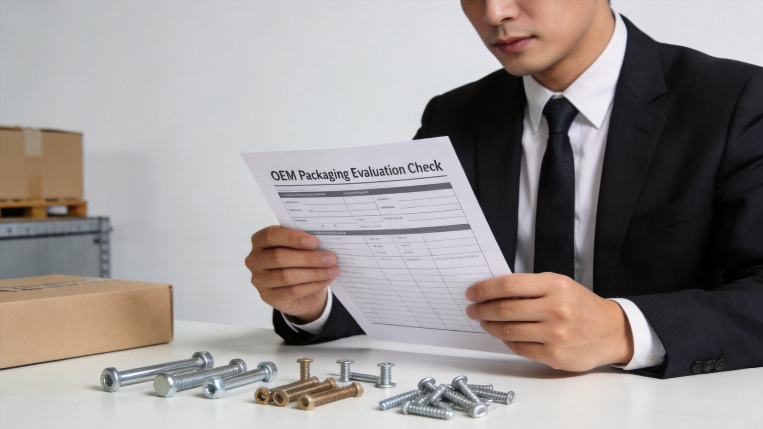 Procurement manager evaluating OEM packaging options and aligning decisions with business channel strategy